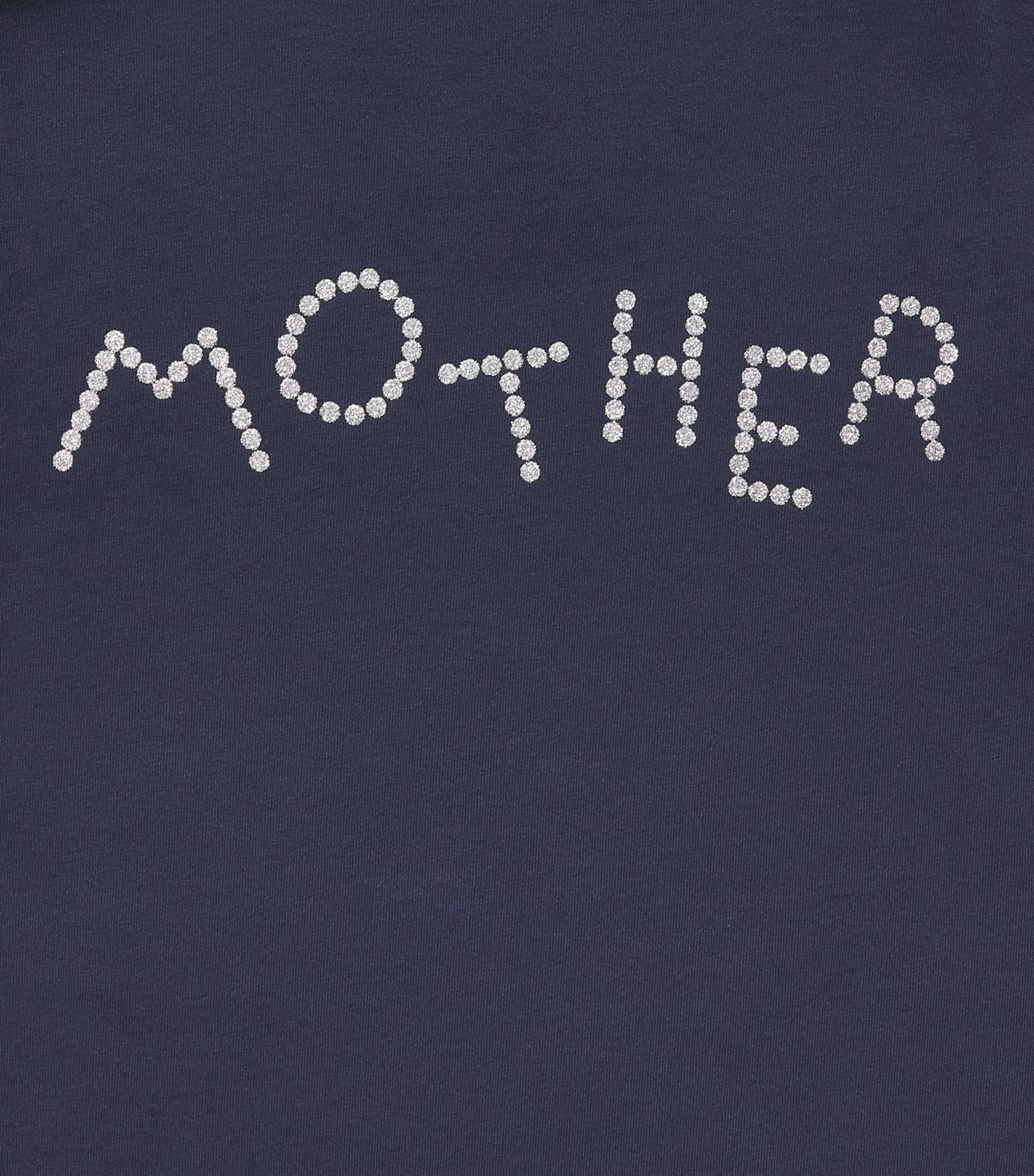 MOTHER Womens Cotton The Rowdy T-Shirt Moonbeam Saloon Image 6