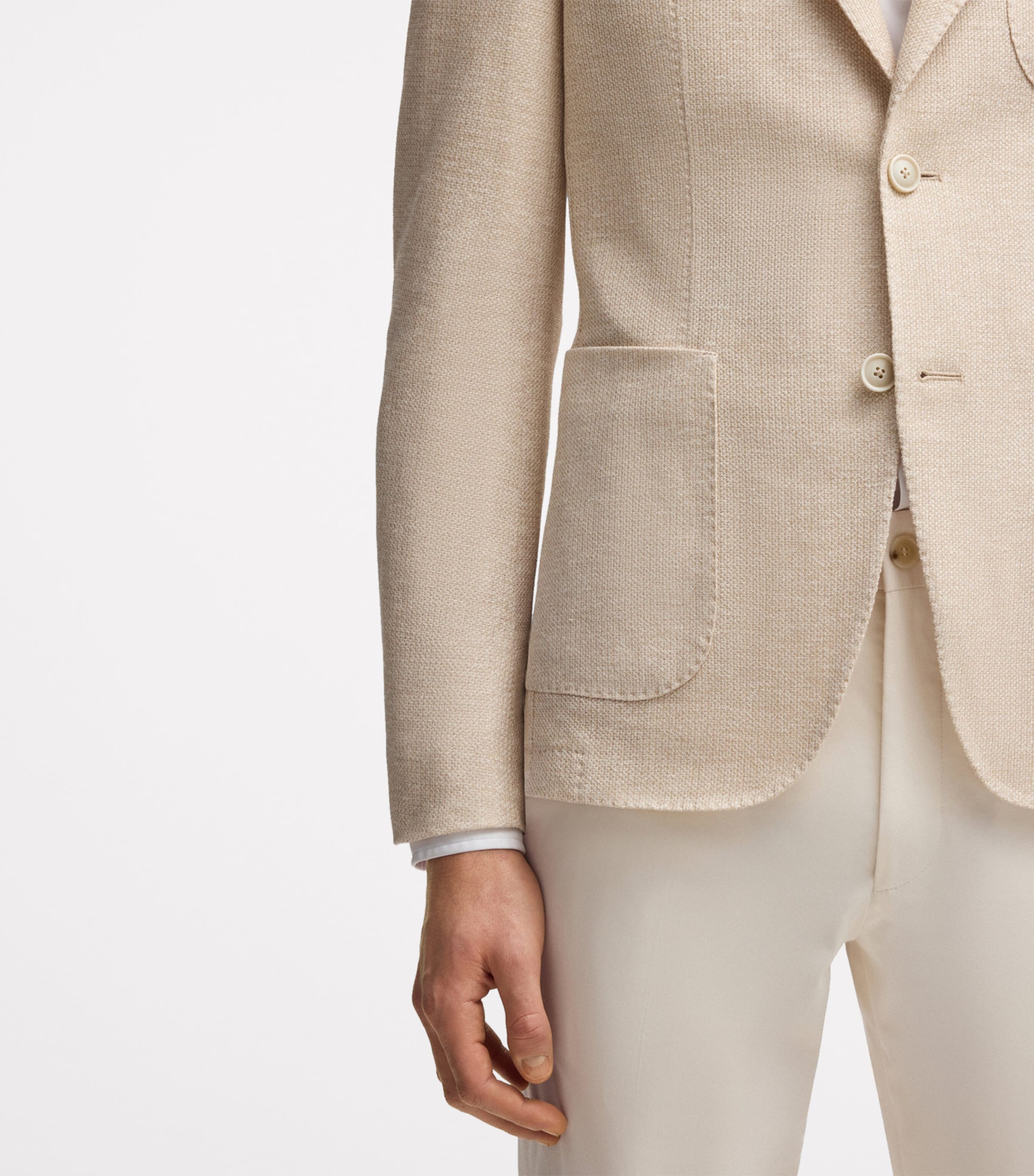 Linen-Cotton Slim Blazer 119 Image 4