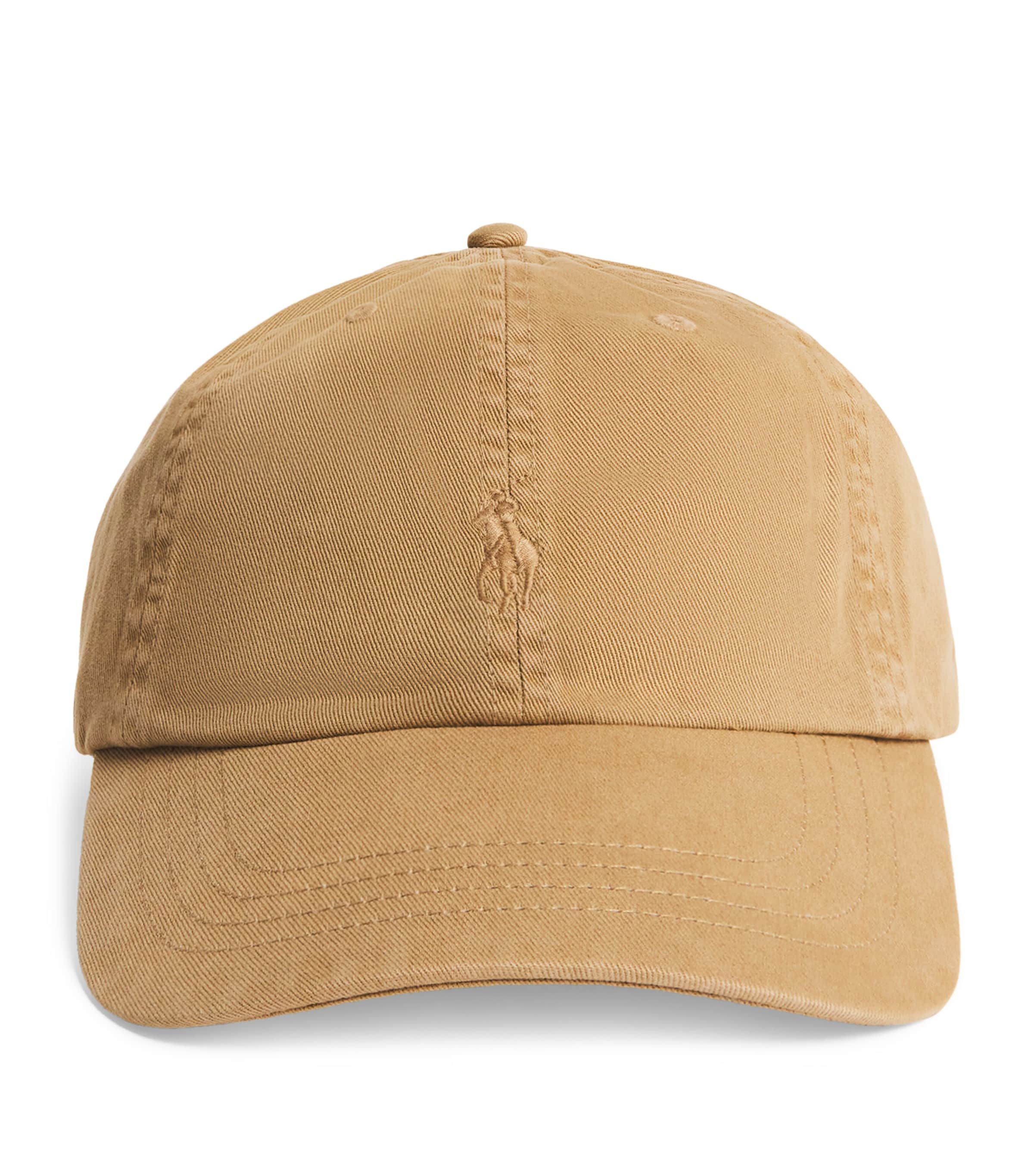 Polo Ralph Lauren Cotton Polo Pony Baseball Cap In Brown