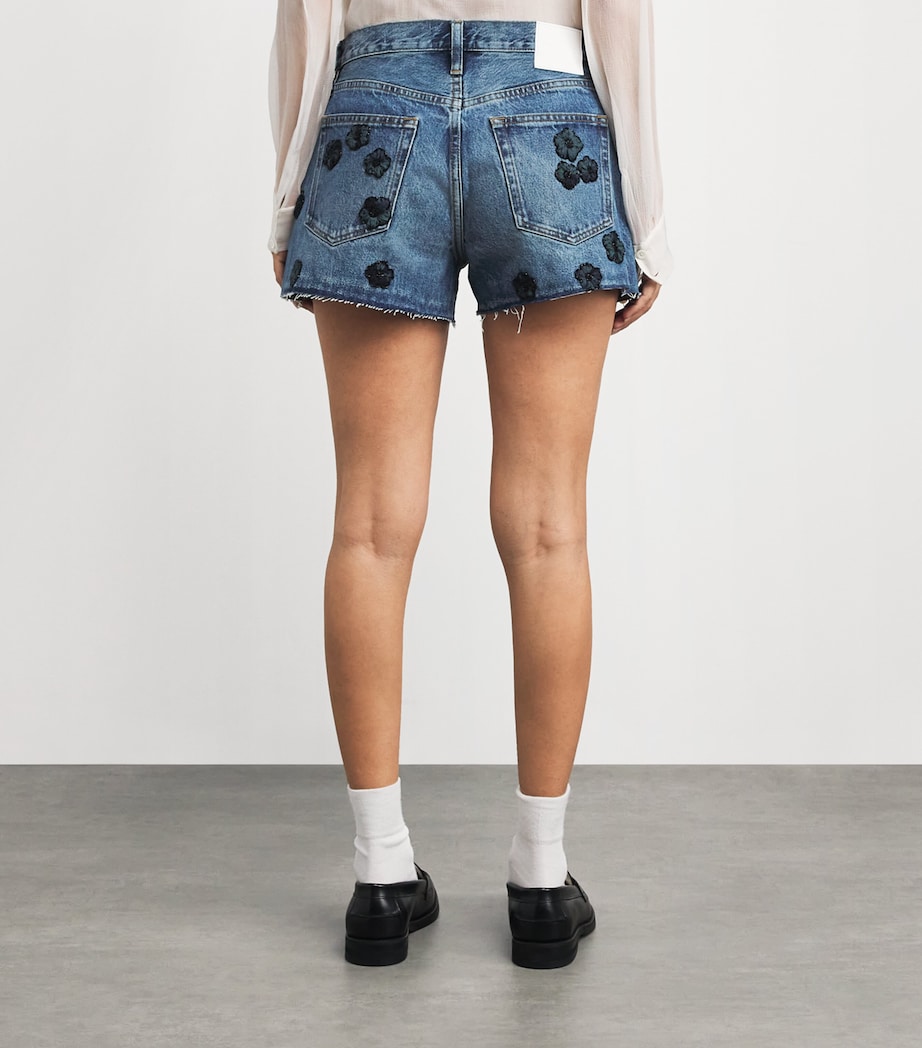 The Embellished Hang Denim Shorts JULIET Image 4