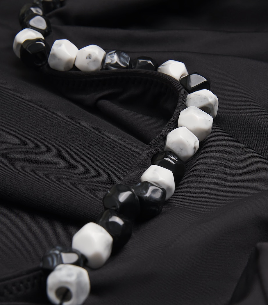 Beaded Baci Swimsuit BLACK Image 4