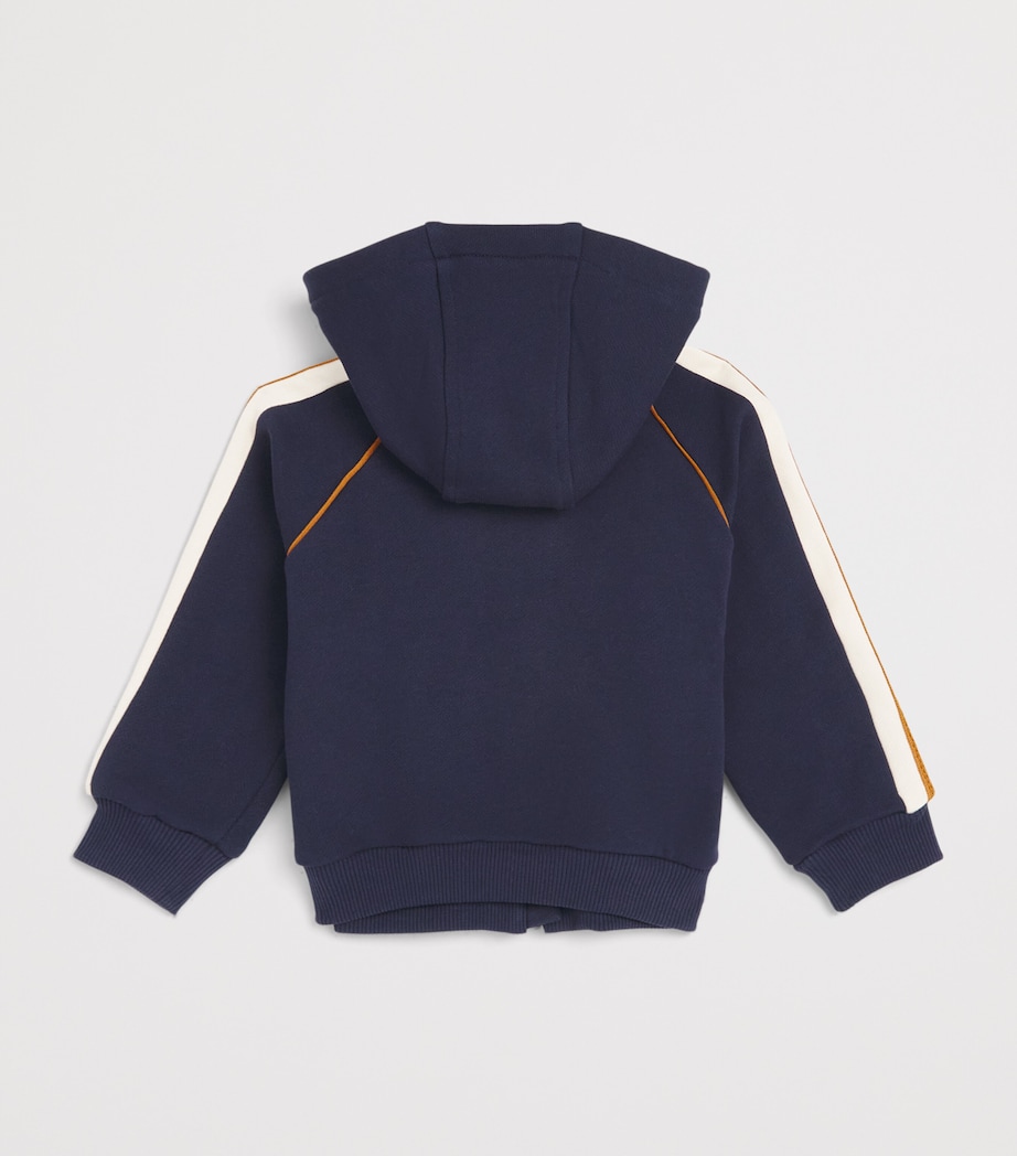 Versace Kids Cotton Greca-Embroidered Hoodie (6-36 Months) Image 2