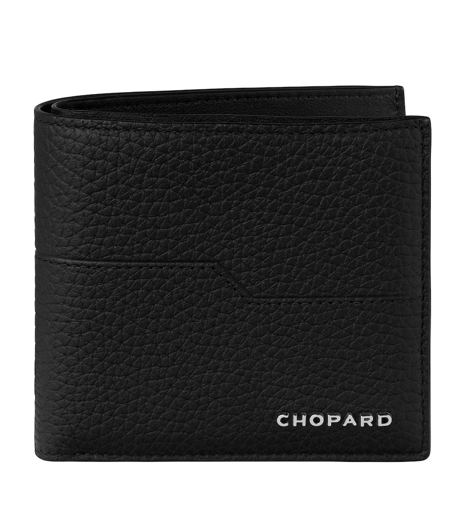 Small Leather Heritage Bifold Wallet BLACK Image 1