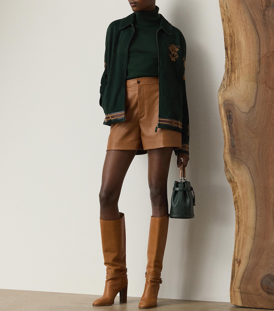 Cashmere Rollneck Sweater DARK RACING GREEN Image 2