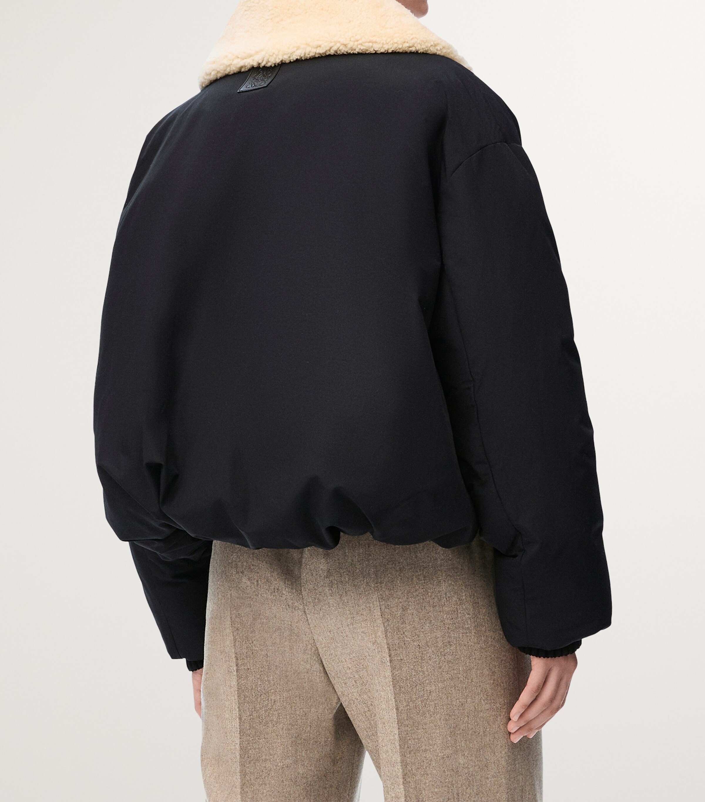 LOEWE Womens Shell Water-Repellent Puffer Jacket Black Image 6