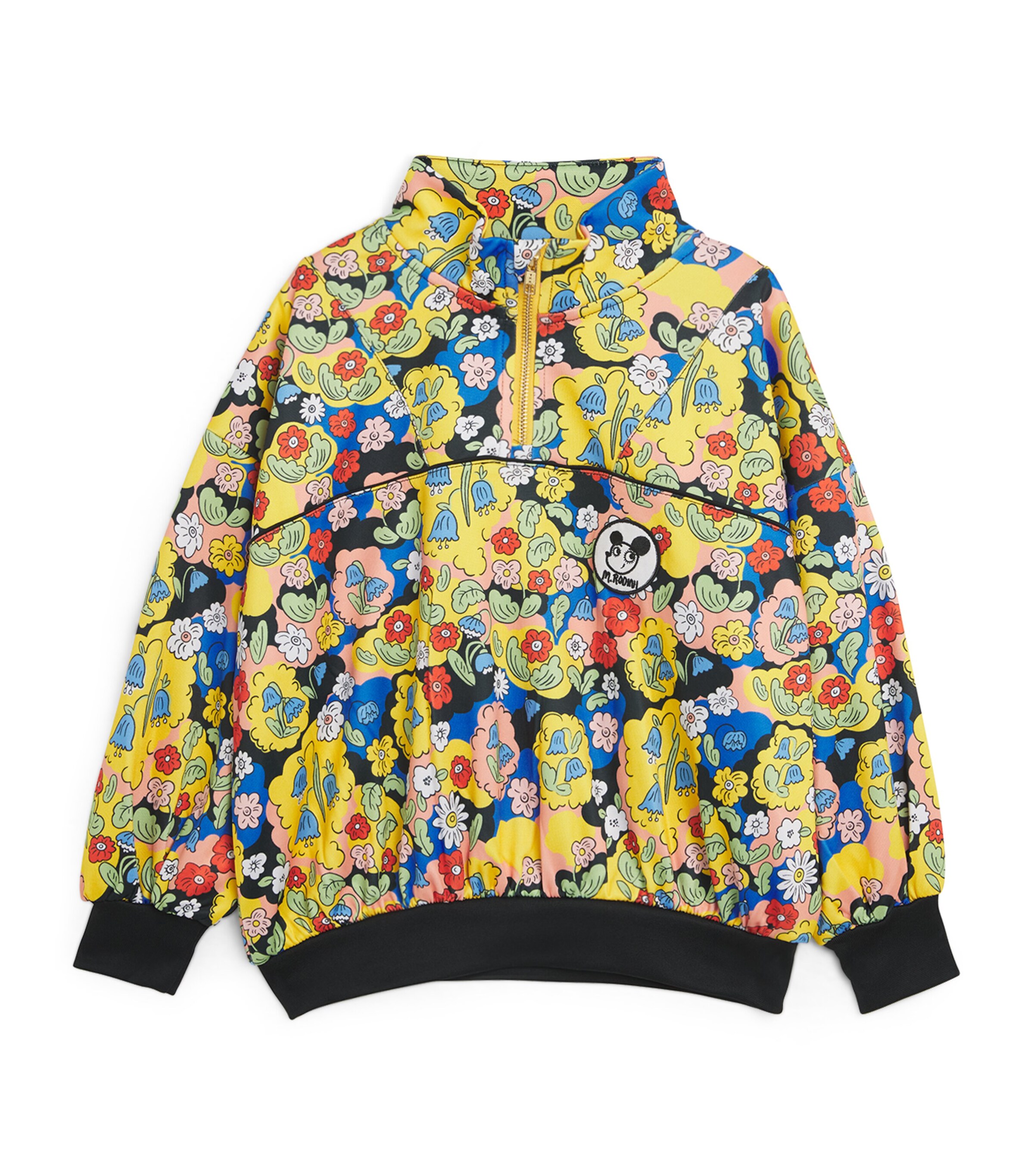 Mini Rodini Ritzratz Half-Zip Sweatshirt (3-11 Years) Image 1