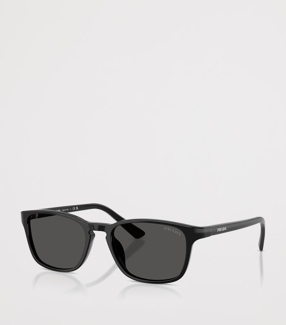 Prada Acetate Pillow Sunglasses Black Image 2