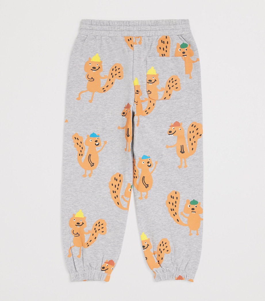 Organic Cotton Squirrel Sweatpants (3-14 Years) 807MCGRIGIO MED.MEL. Image 2