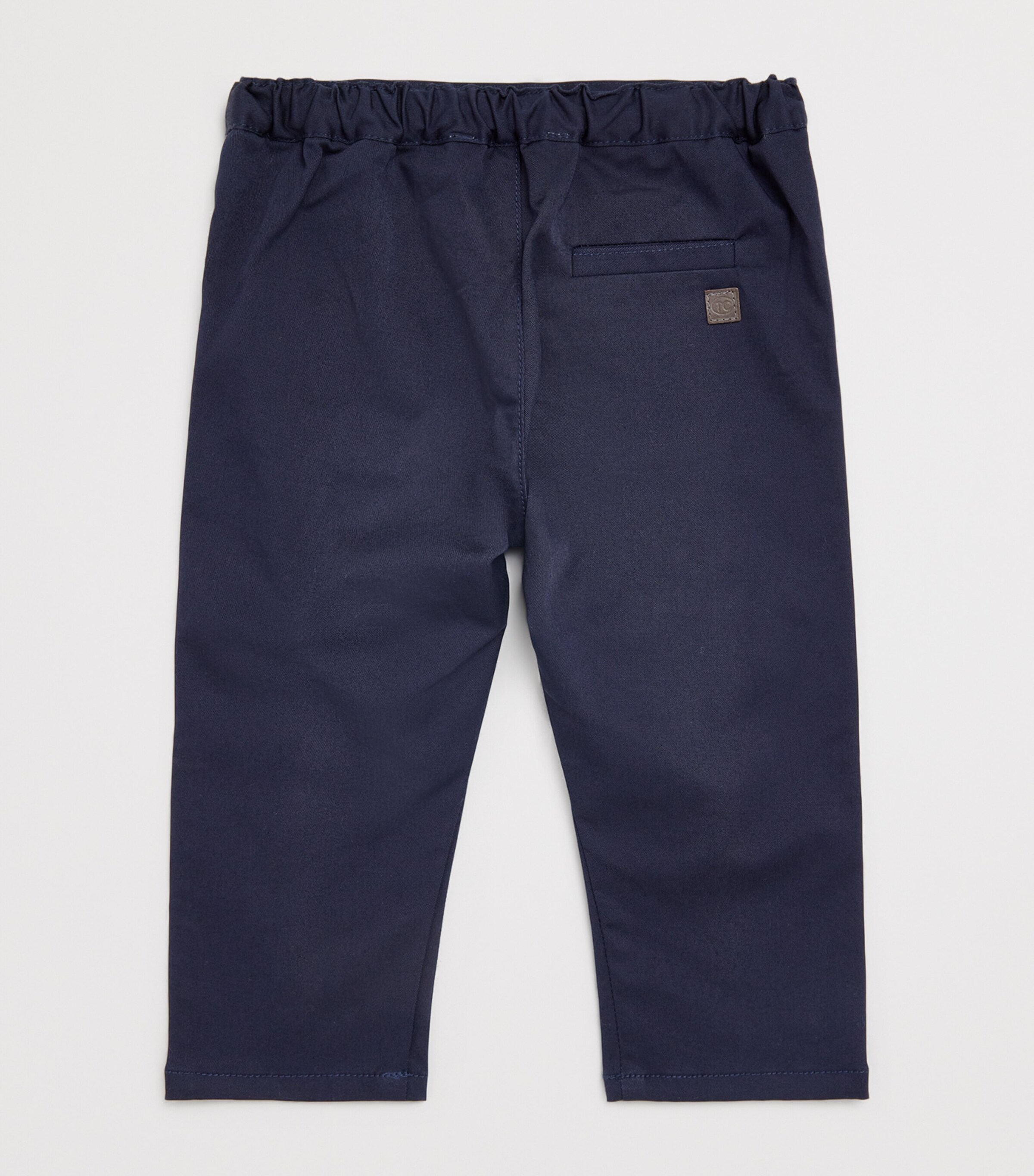 Cotton-Blend Trousers (3 Months-4 Years) 4MARINE Image 2