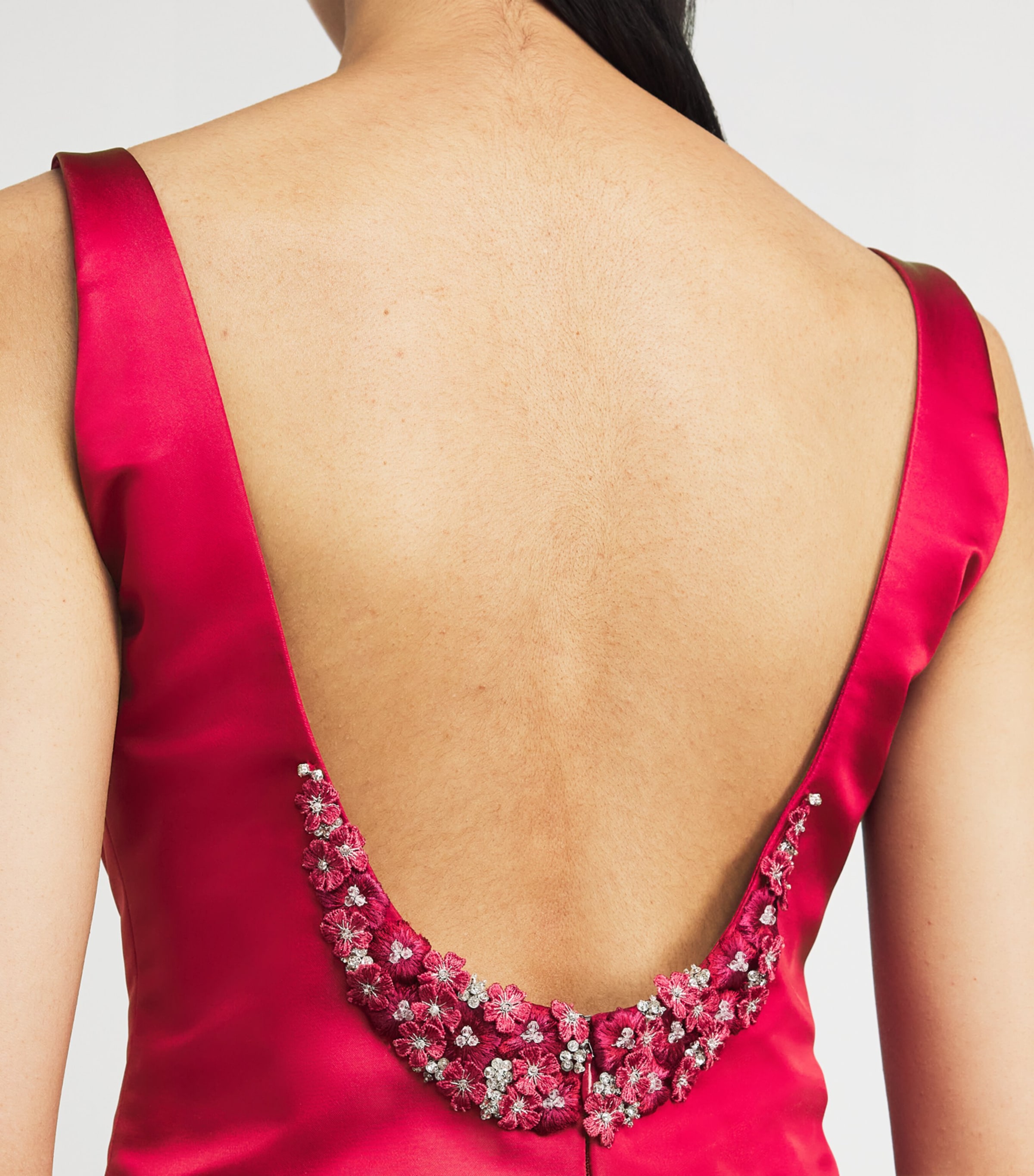 Sleeveless Mistletoe Gown RED Image 4