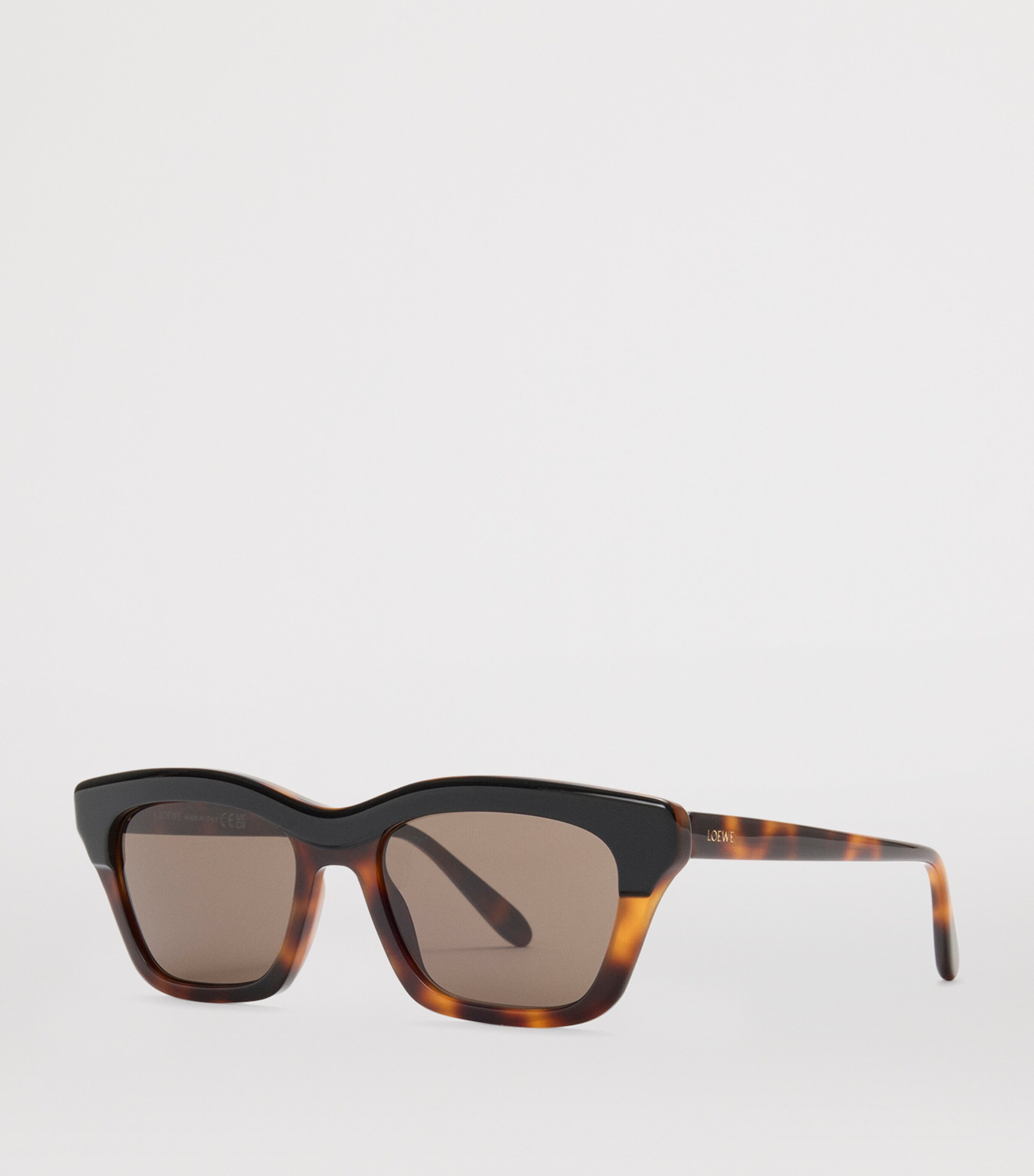 LOEWE Acetate Sigma Slim Sunglasses Havana Special Image 2