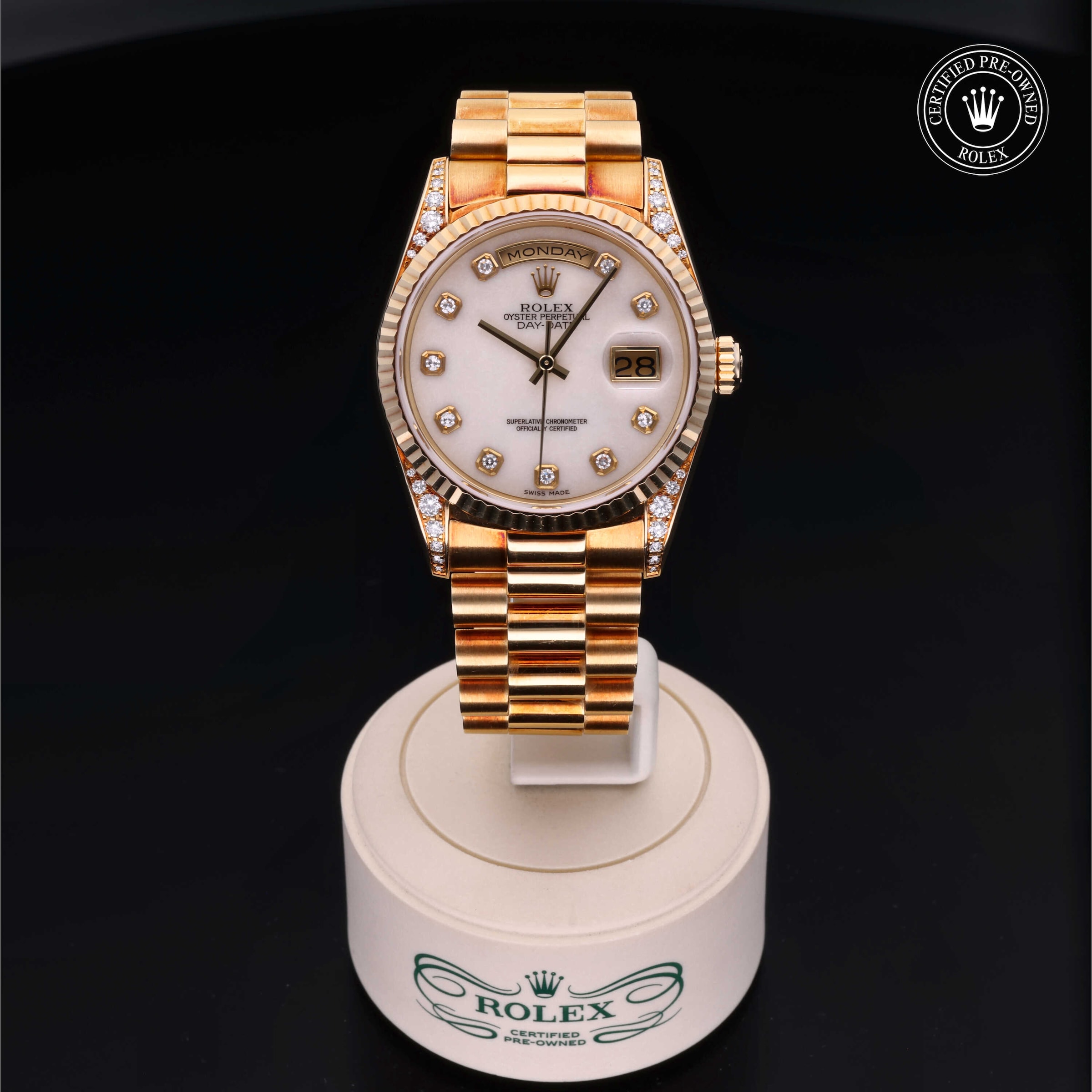 Model image: rolex-certified-pre-owned-Oyster Perpetual Day-Date-36mm-18ct Yellow Gold-1990s-18338 thumbnail 0