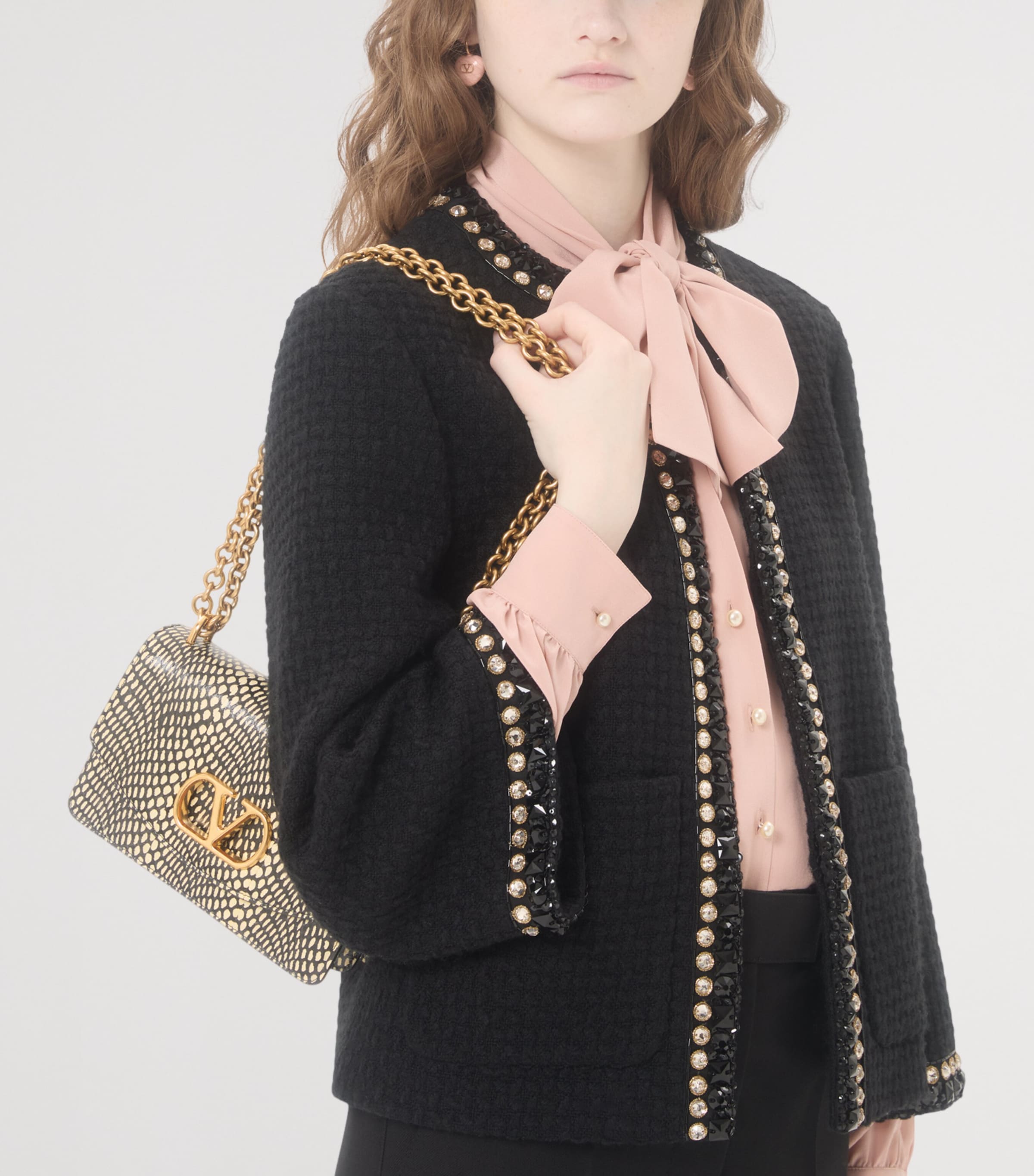 Silk Bow-Tie Blouse 0LZ Image 6