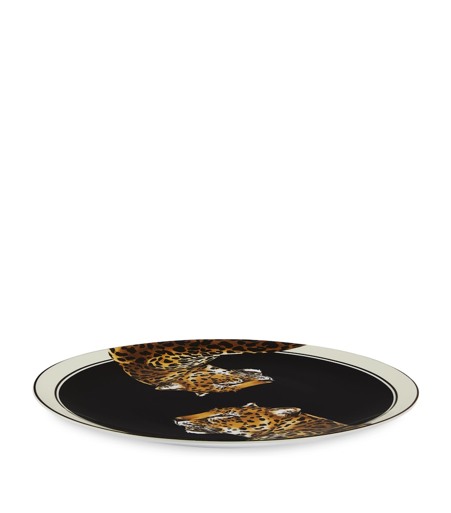 Porcelain Leopard Round Serving Platter (40.5cm) UL007LEOPARDI Image 2