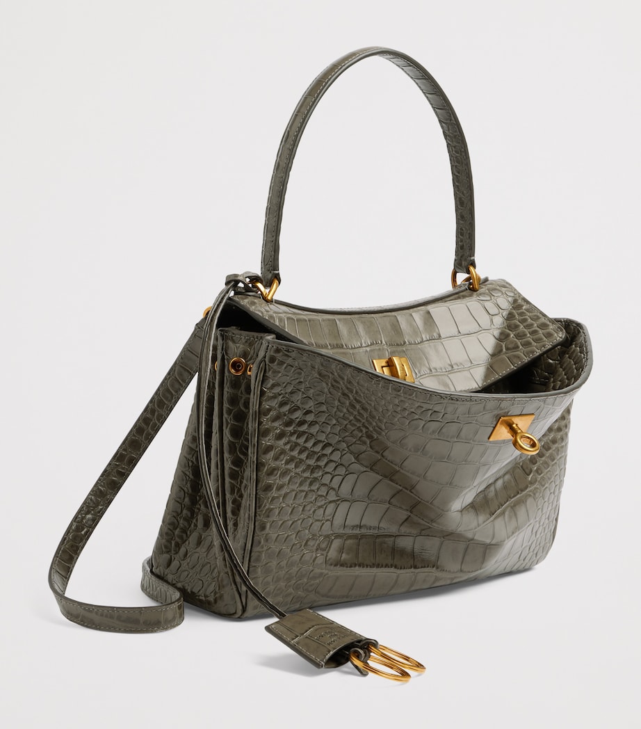 Embossed Leather Rodeo Shoulder Bag 3258 Image 6