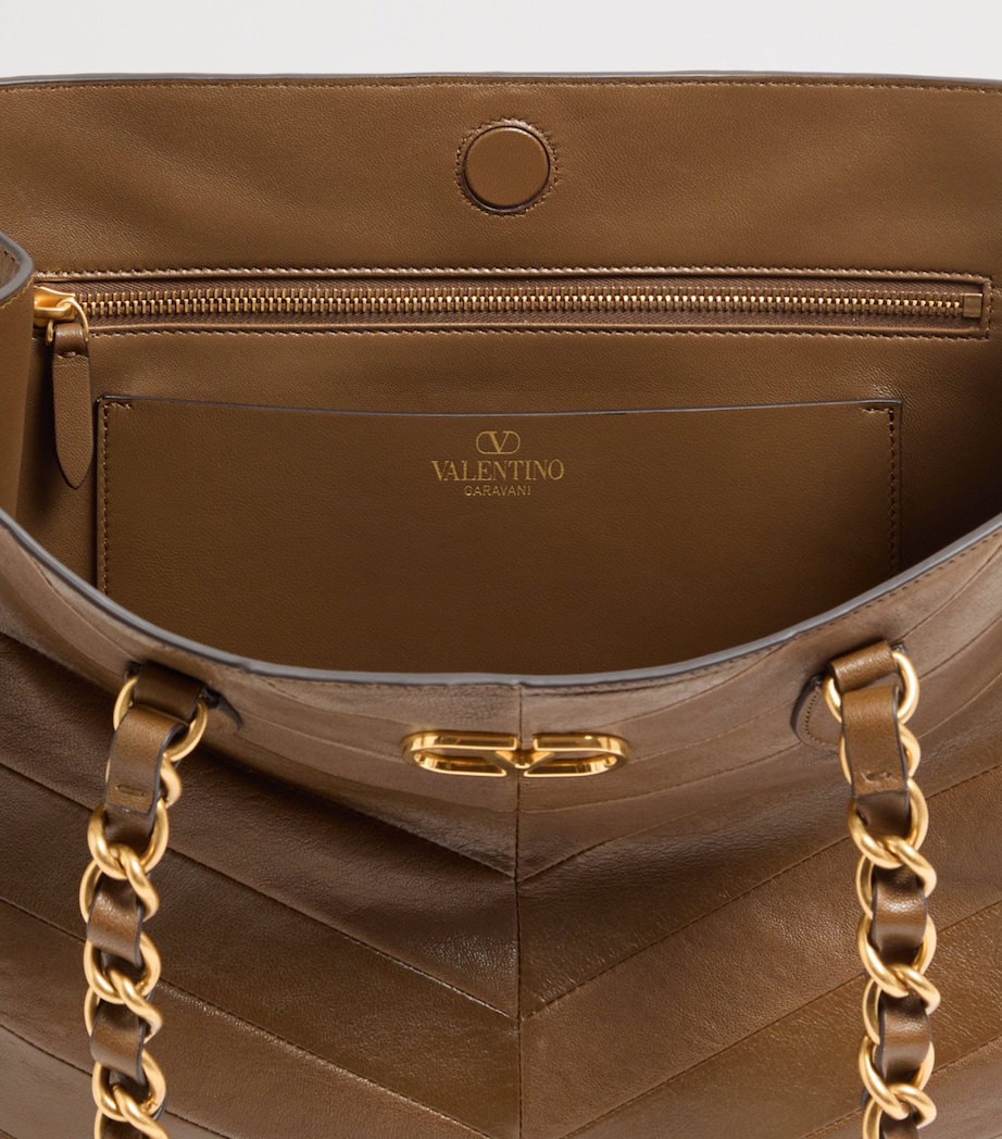 Lambskin Laseine Tote Bag BGQ Image 5