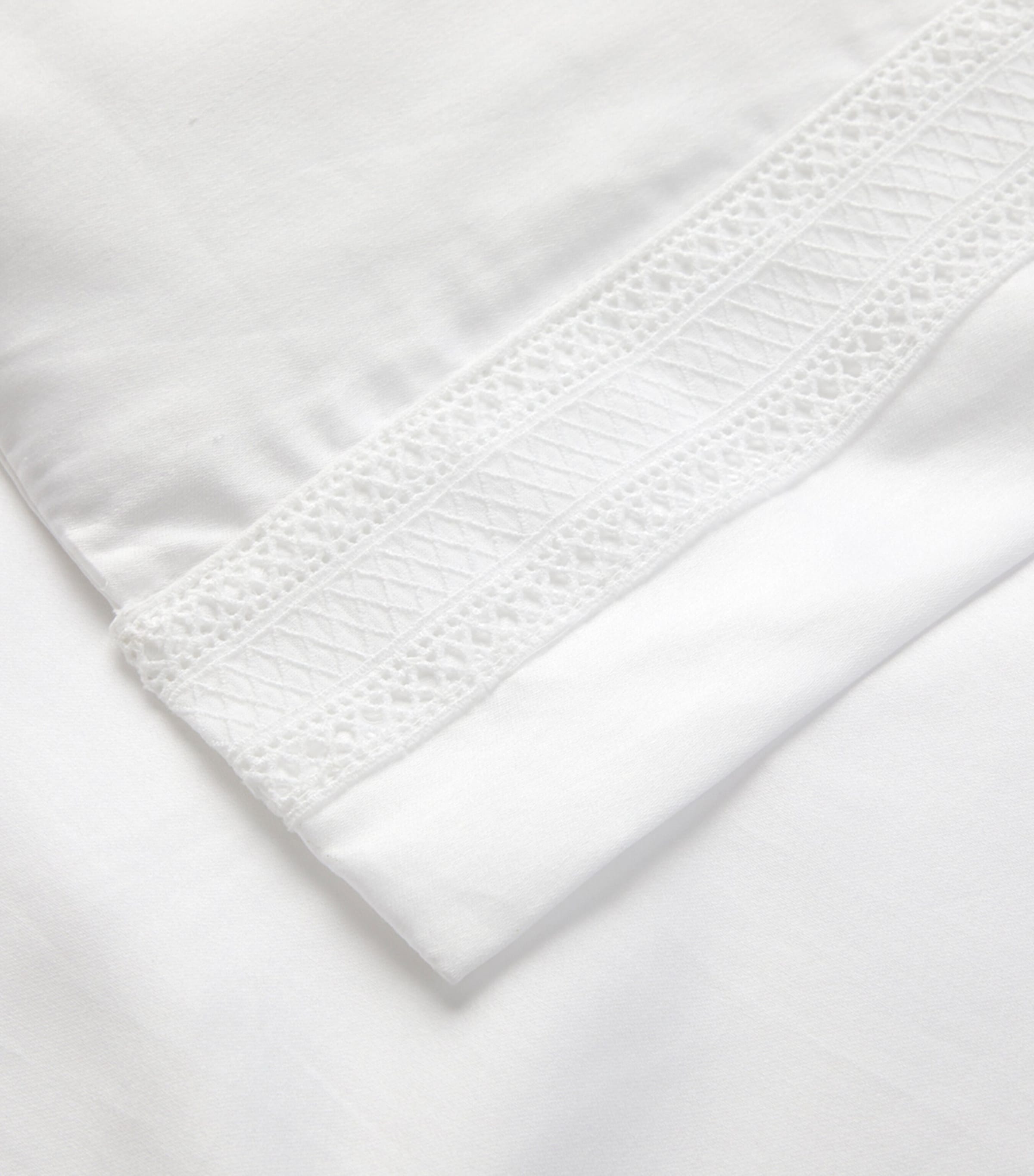 Ralph Lauren Home Cotton Sateen Alistair Super King Duvet Cover (260cm x 220cm) White Image 3