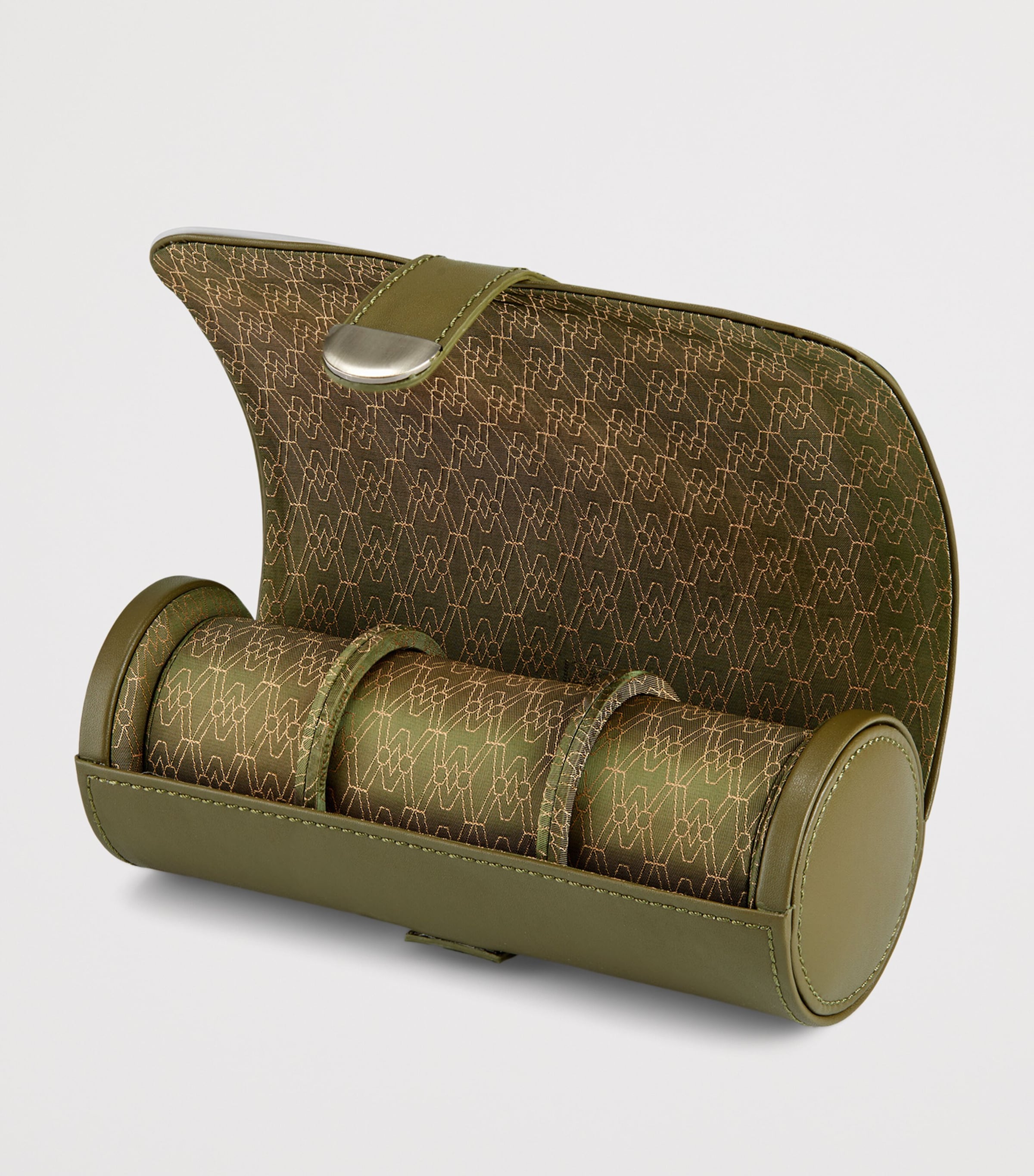 Vegan Earth Triple Watch Roll OLIVE Image 3