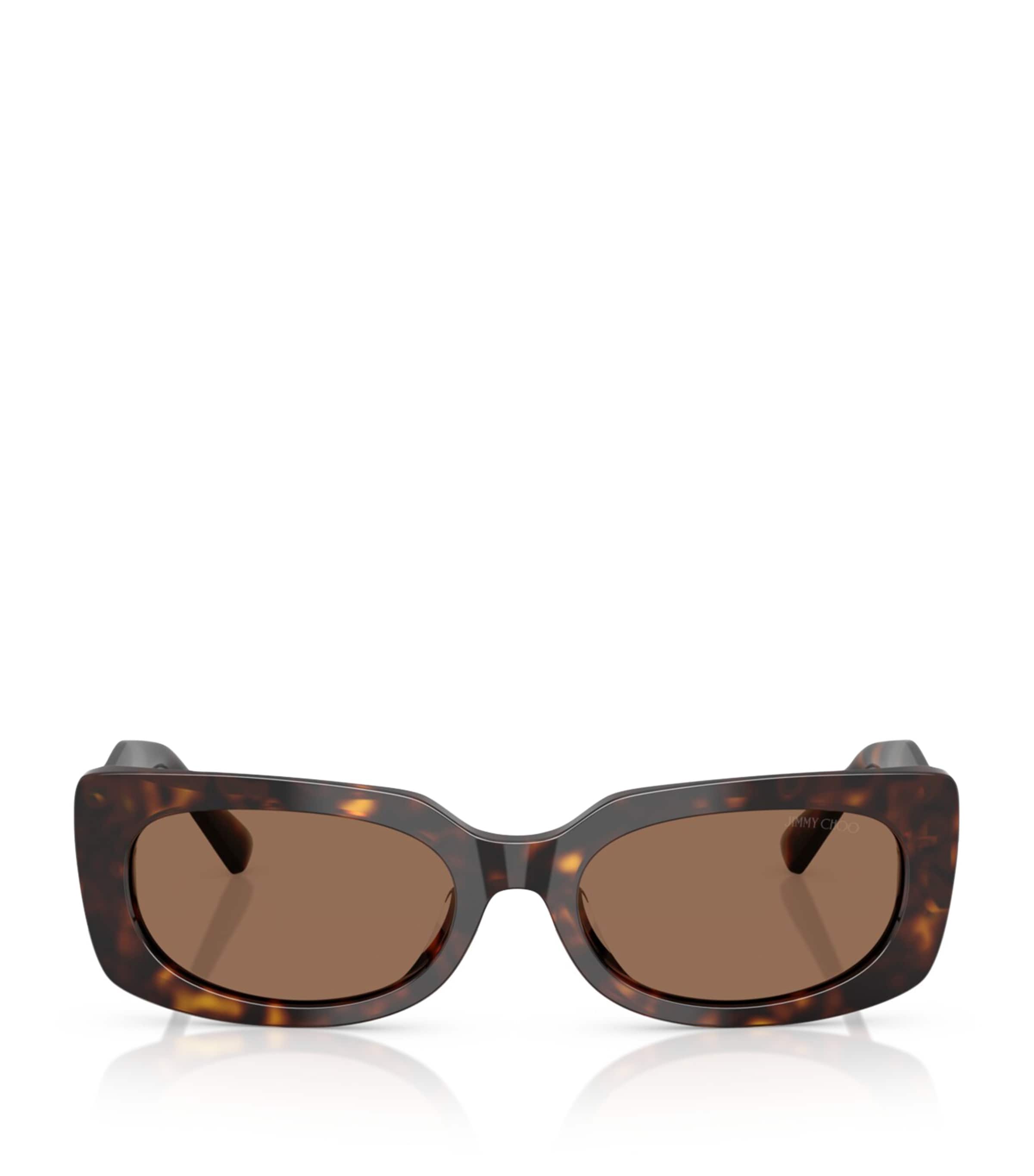 Jimmy Choo Acetate Jc5029u Sunglasses In Brown