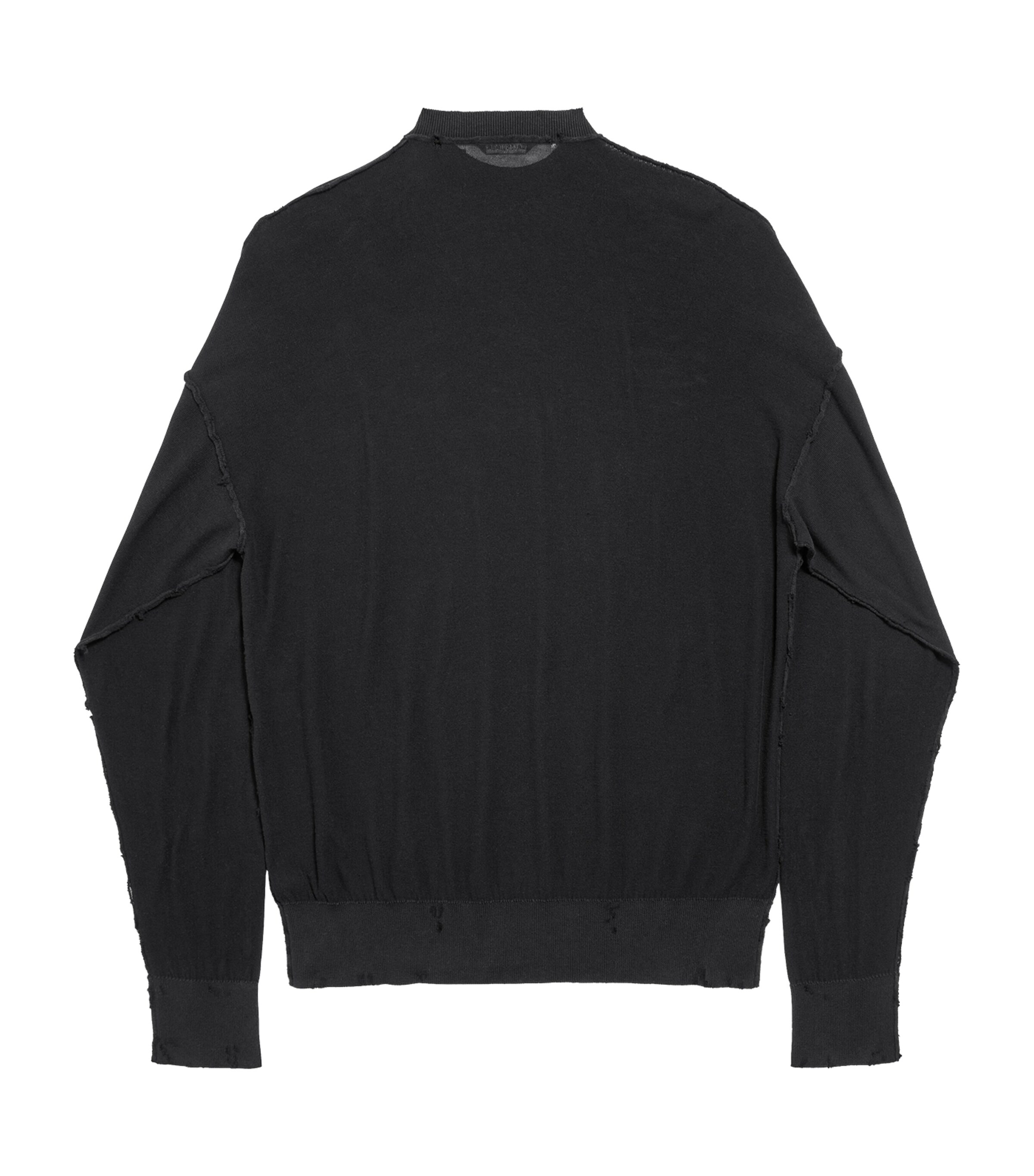 Balenciaga Mens Cotton-Silk Oversized Sweater Image 3