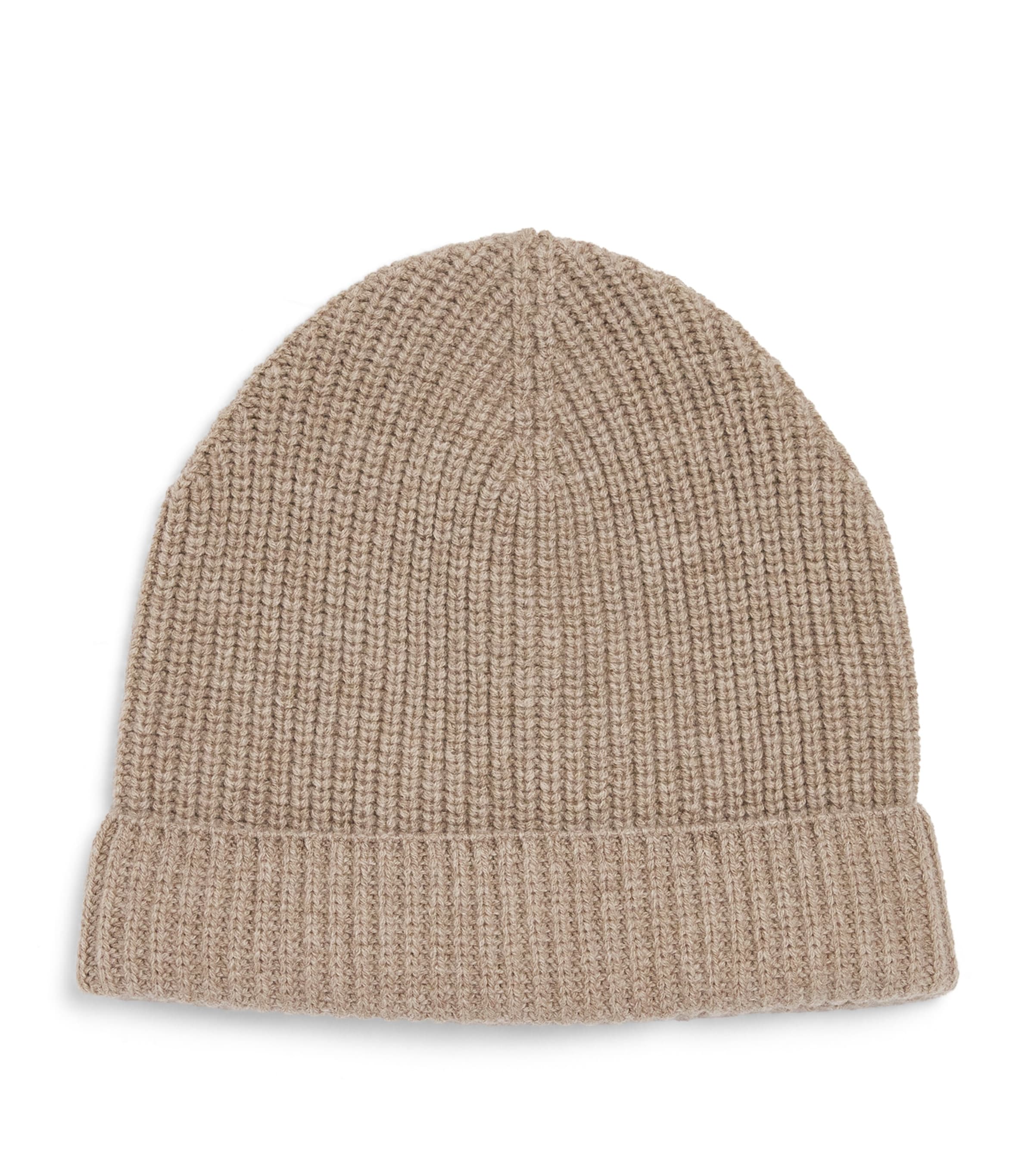 Paige Merino Wool-cashmere Elder Beanie In Beige