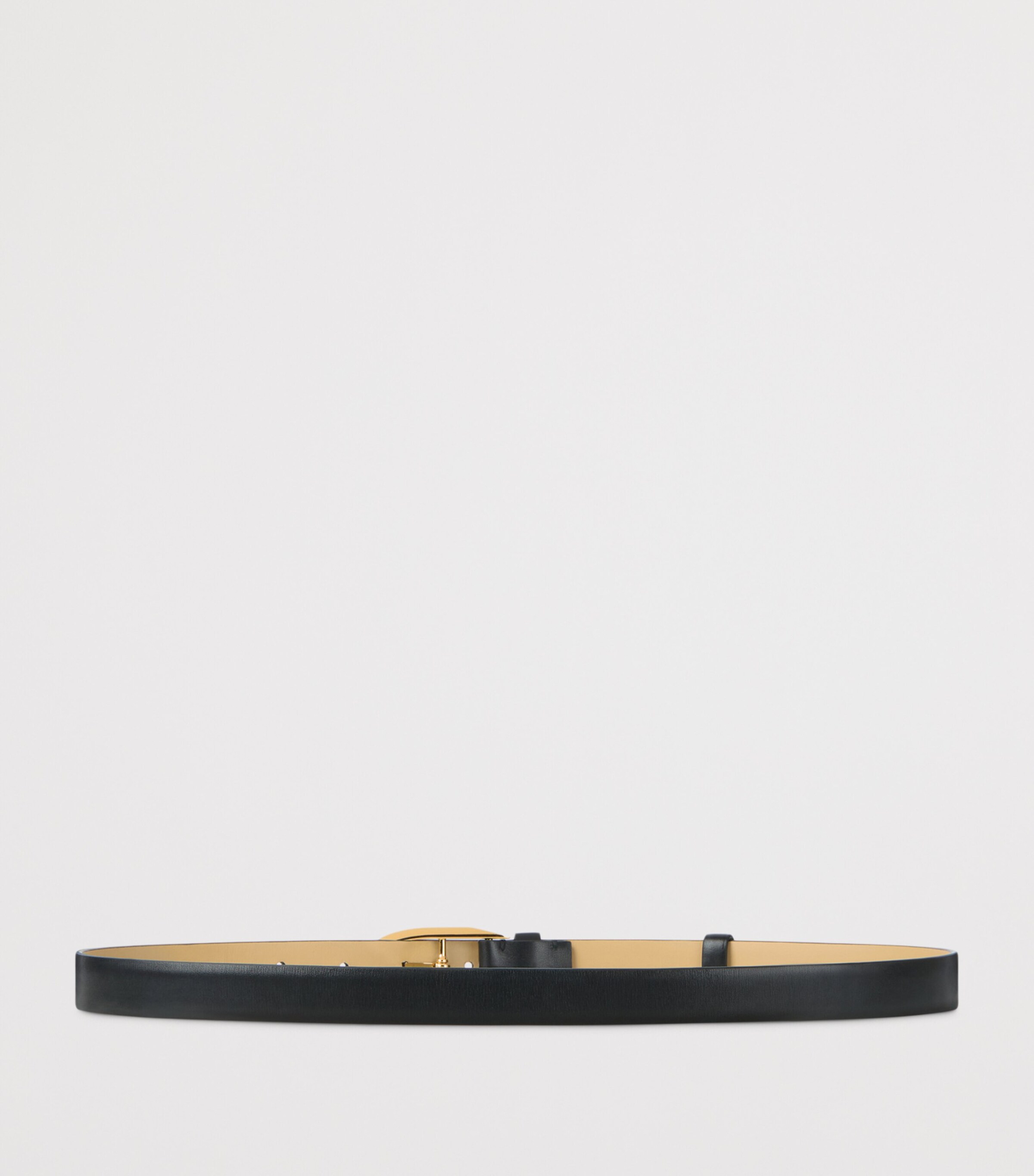 Leather Belt BLACK Image 2