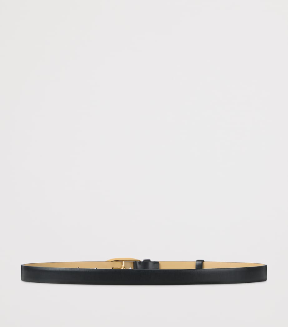 Leather Belt BLACK Image 2