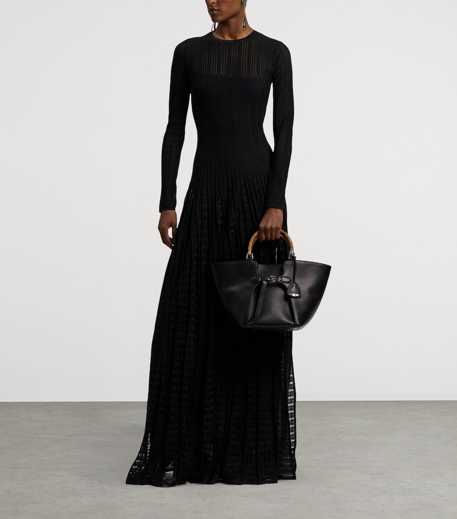 Leather Ralph Tote Bag BLACK Image 10