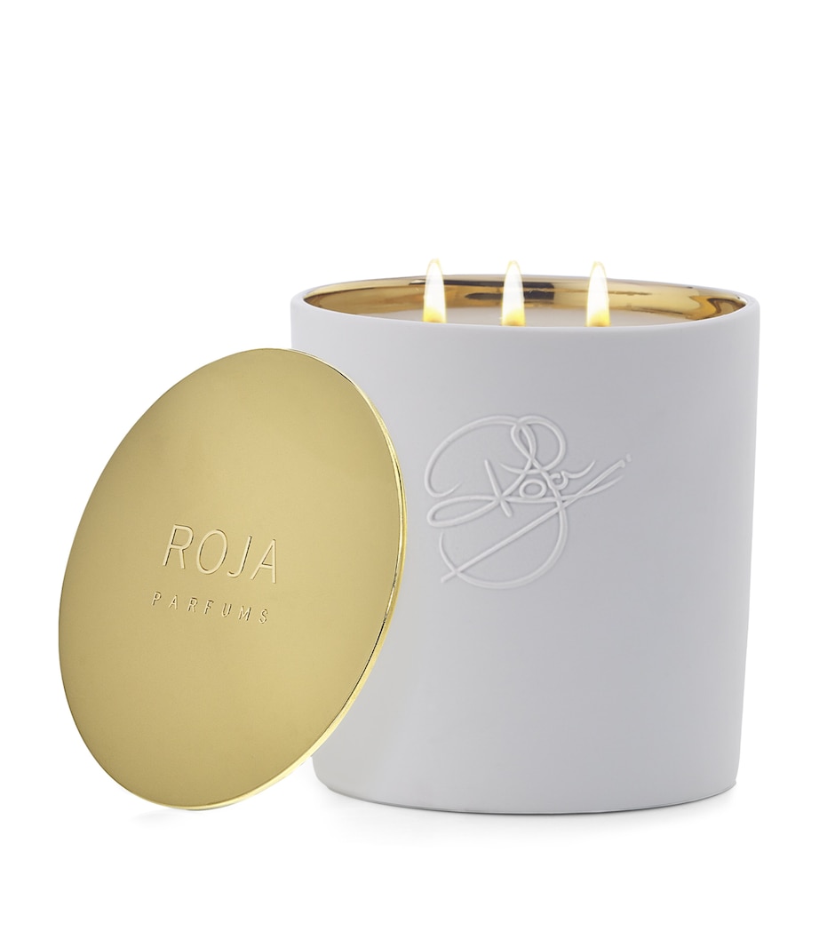 Rose de Mai 3-Wick Candle (1kg) WHITE Image 1