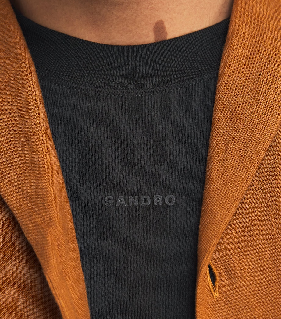 Organic Cotton Logo T-Shirt BLACK Image 6