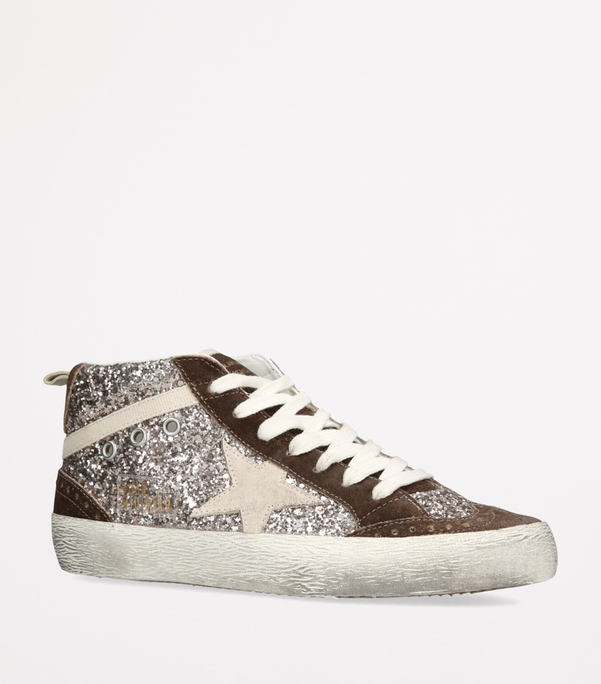Glitter Mid Star Sneakers BROWN/OTH Image 3