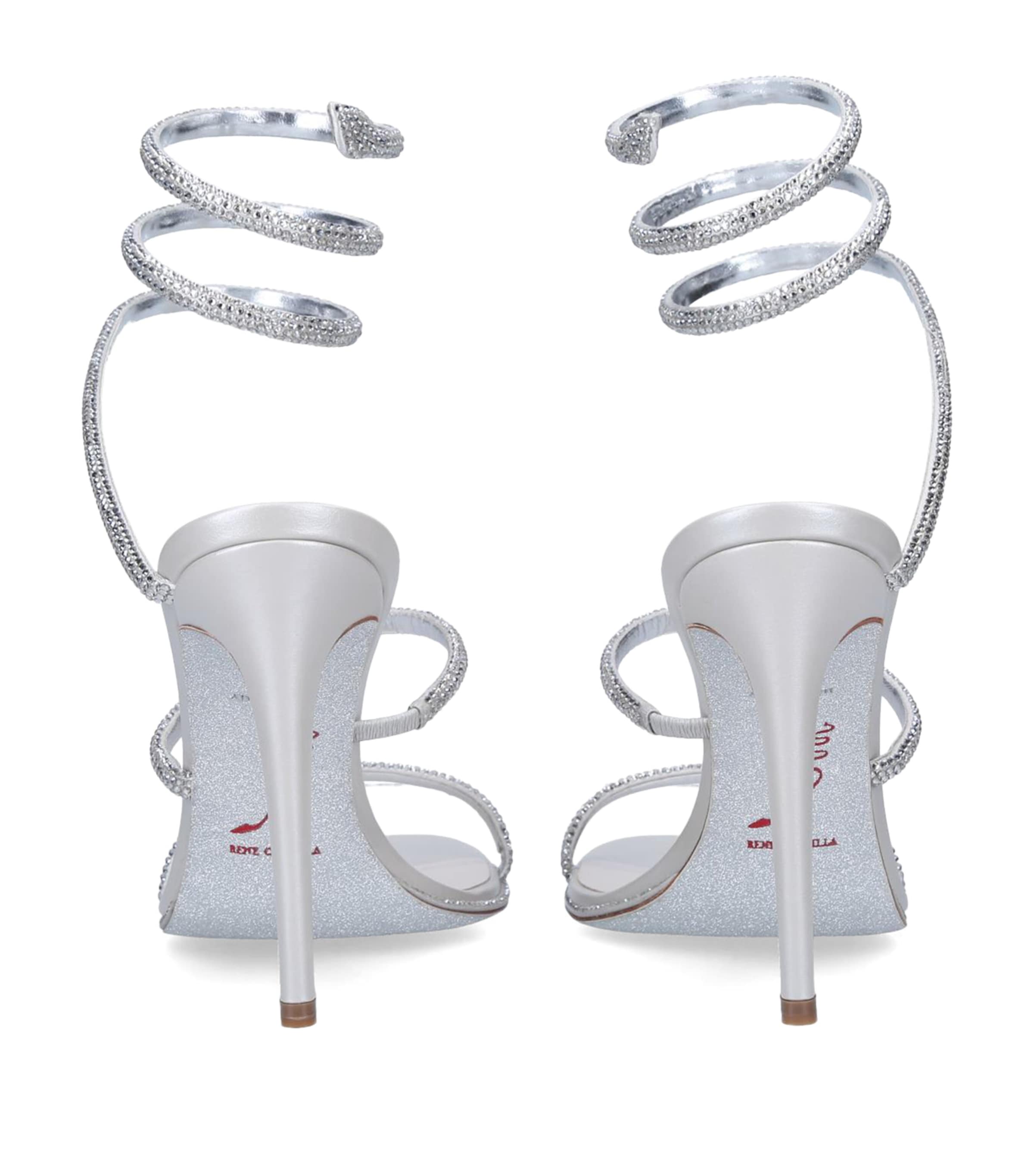 Embellished Cleo Sandals 105 SILVER Image 6