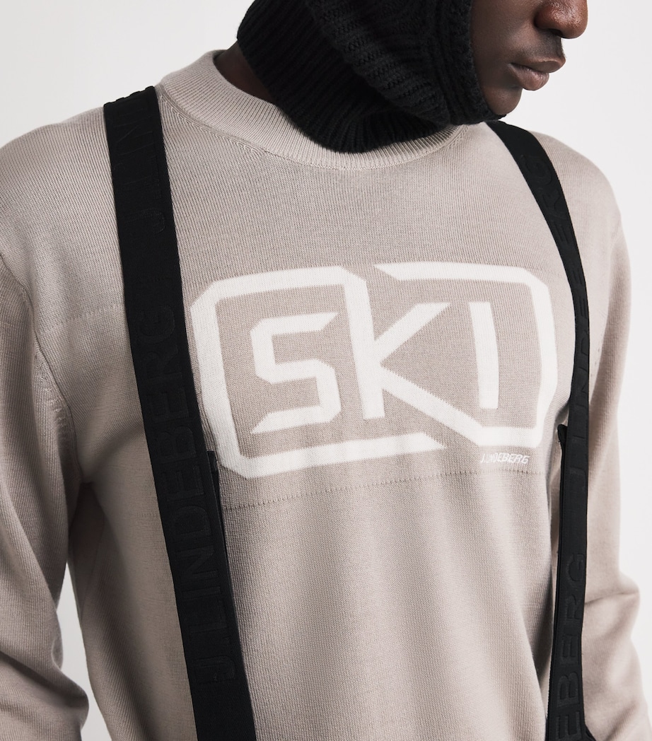 Wool Jacquard William Sweater MOONBEAMU029 Image 6