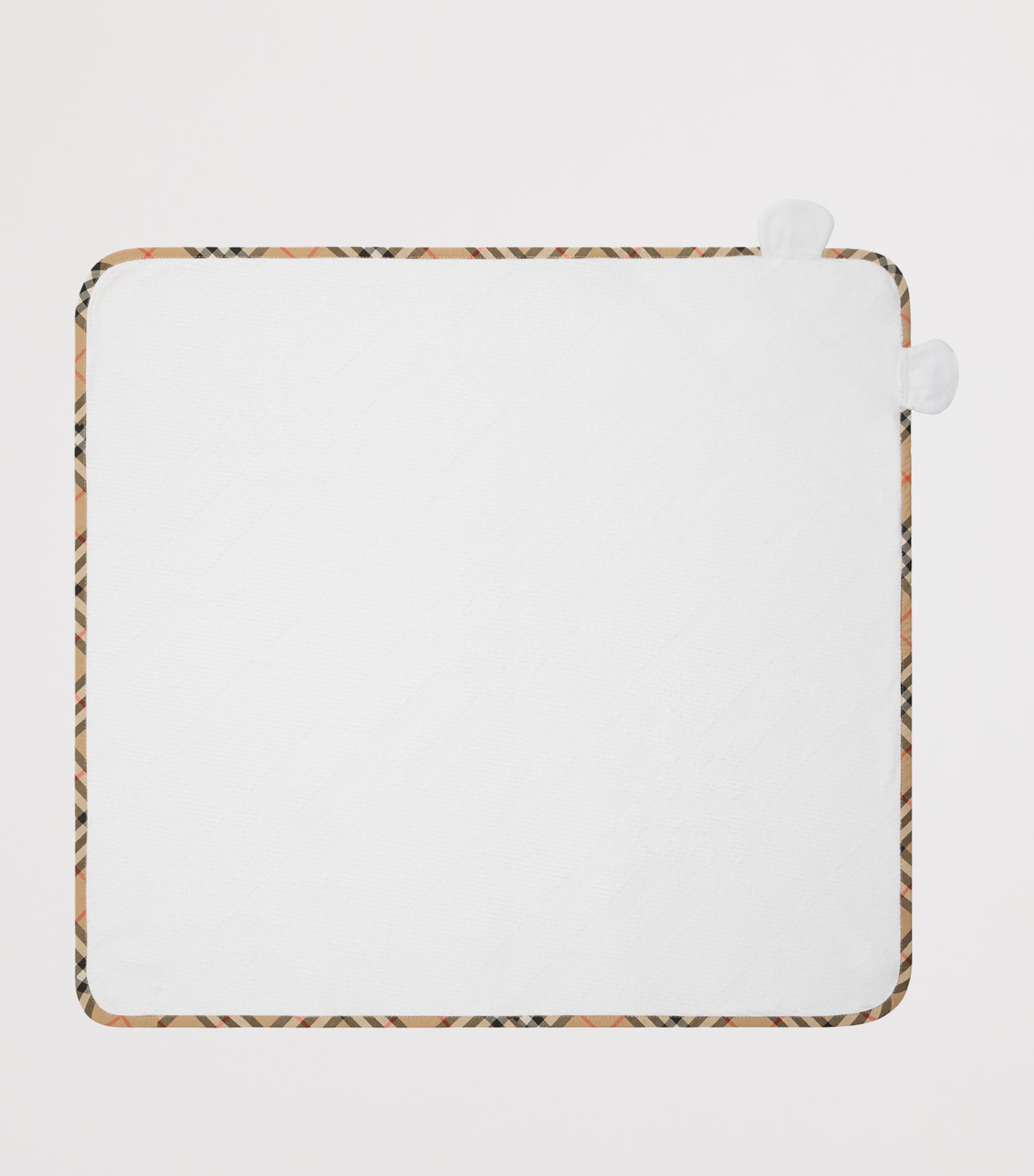 Check 2-Piece Bathtime Gift Set WHITE Image 3