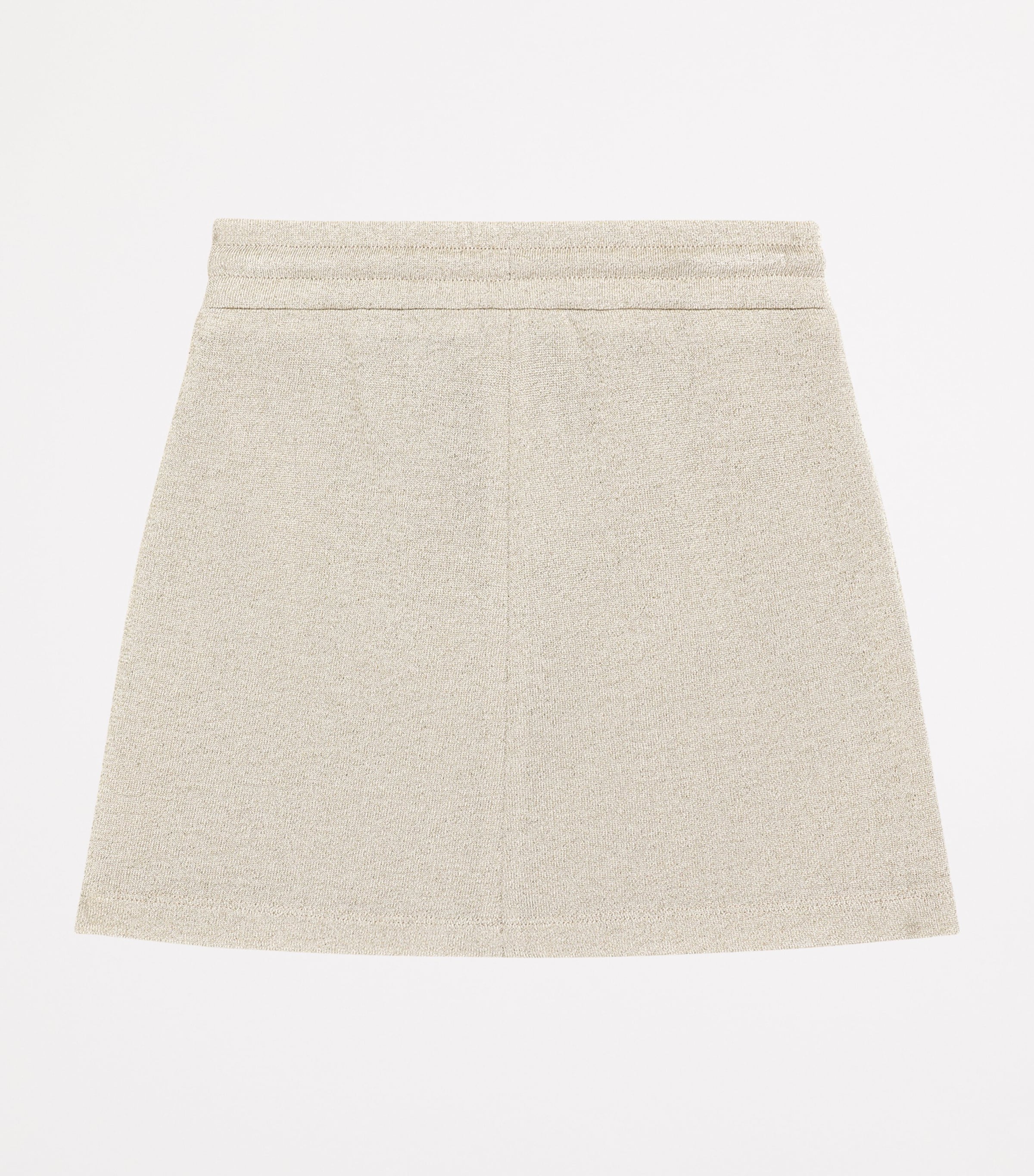 Dolce&Gabbana Kids Cotton Drawstring Skirt (8-12+ Years) Gold Image 2