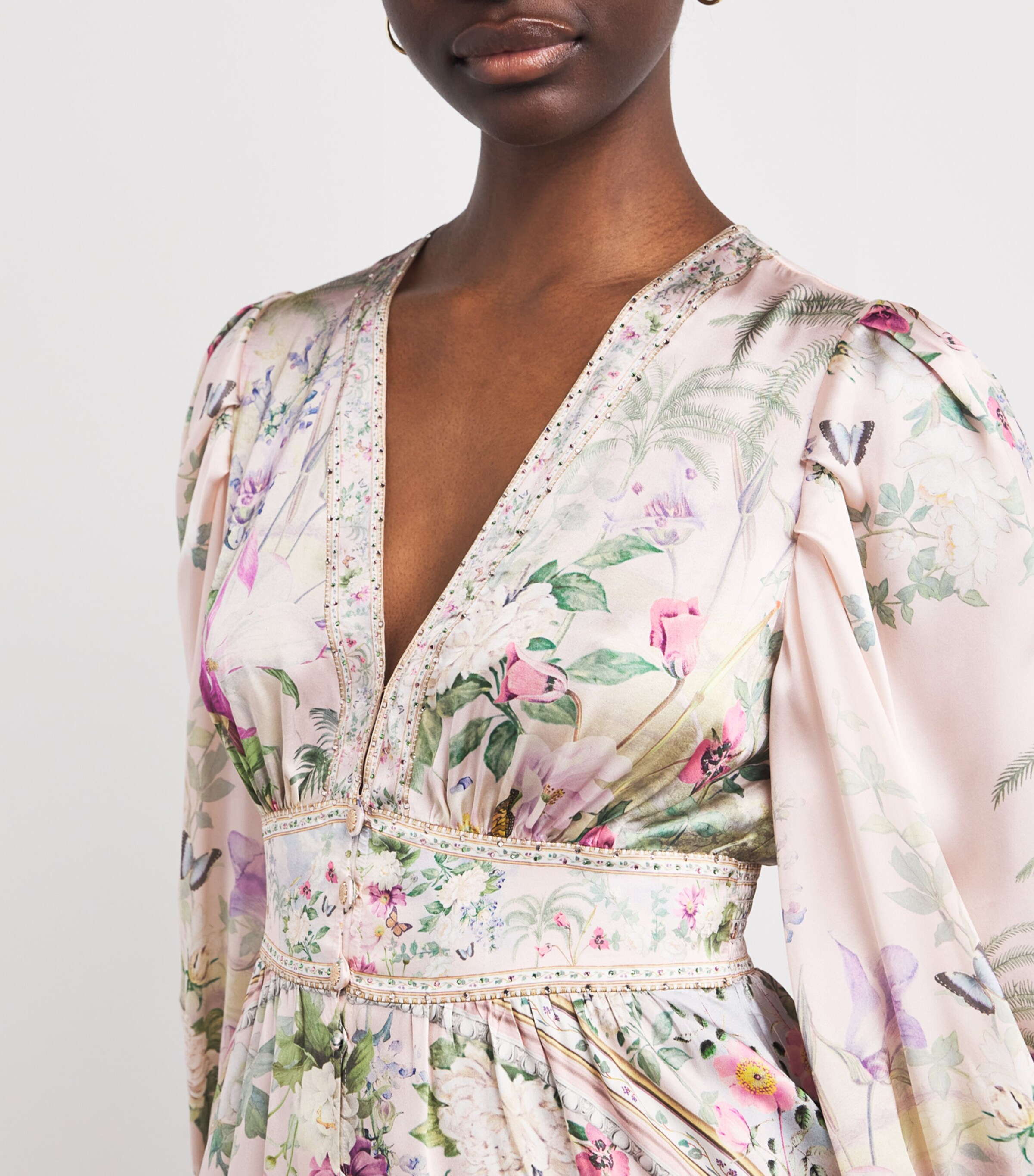 Camilla Pink Silk Palacio Playground Mini Dress Harrods HR