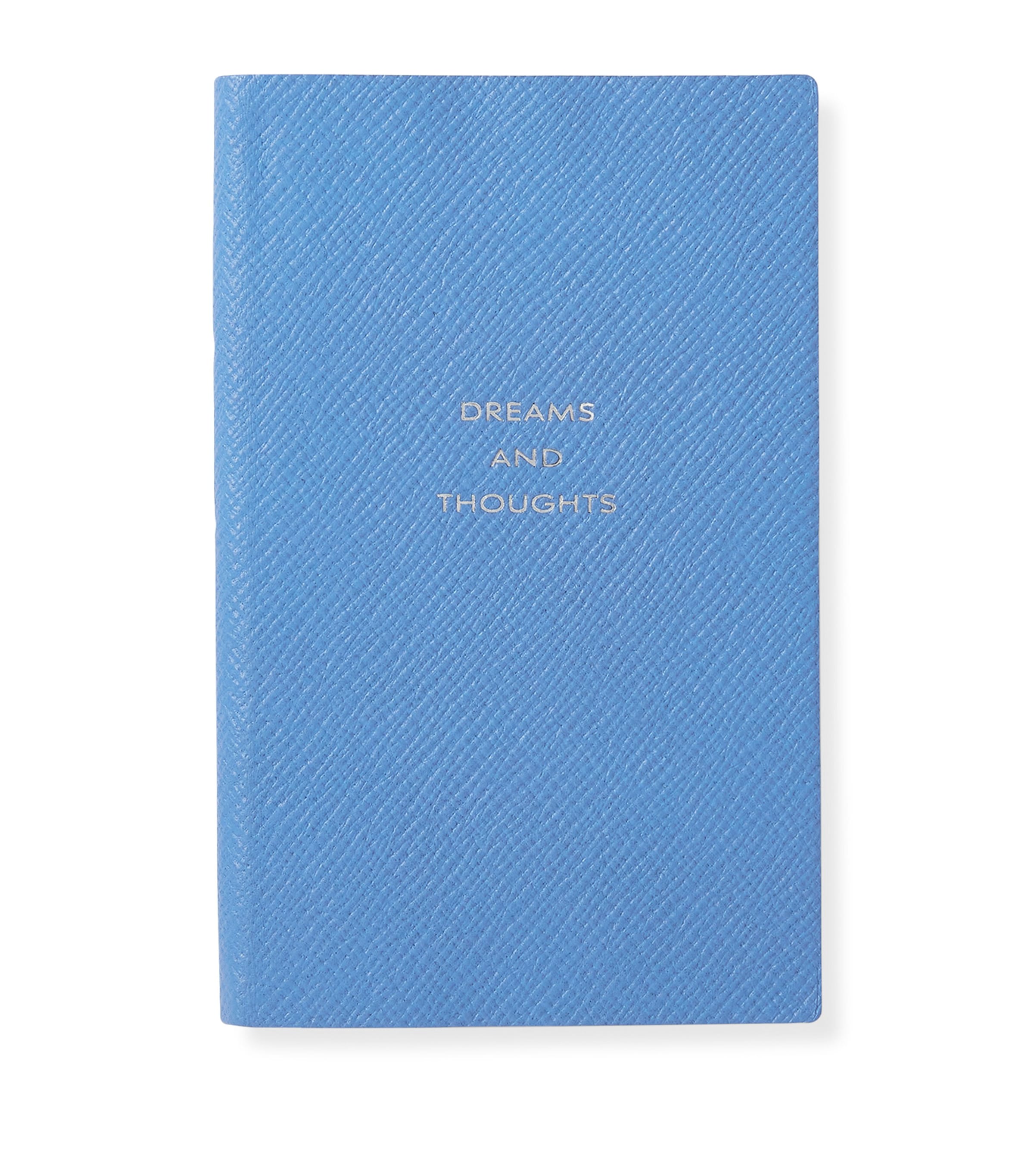 Smythson Dreams And Thoughts Panama Notebook In Blue