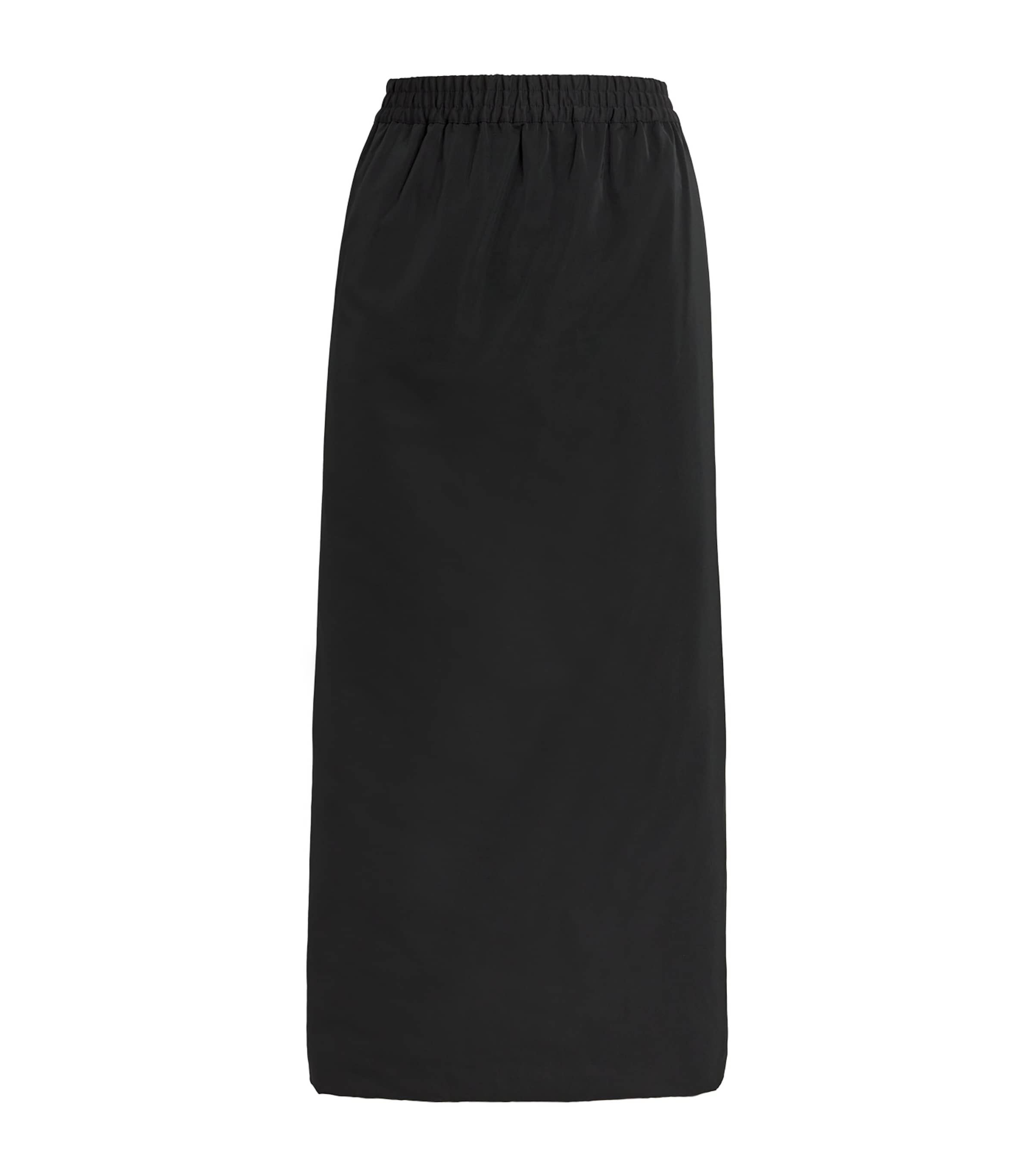 Shop Carven Elasticated Midi Skirt In Black