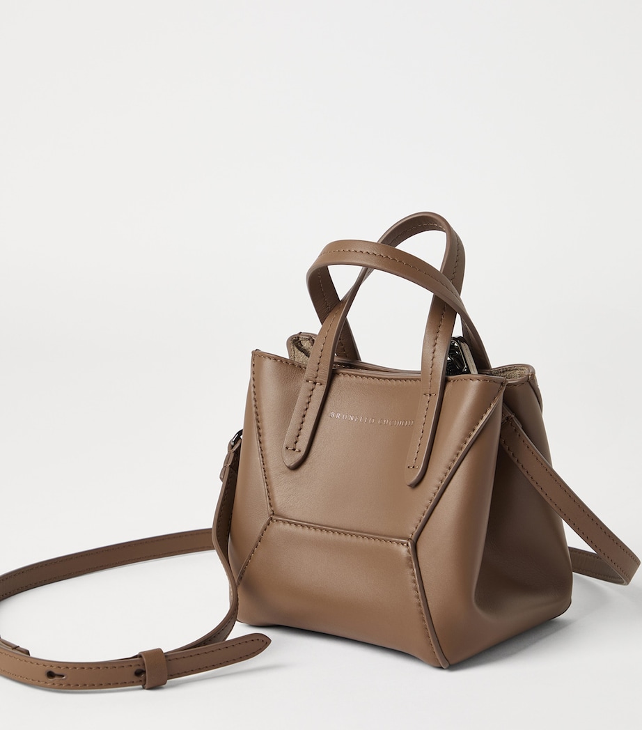 Mini Calfskin BC Duo Tote Bag C8772 Image 6