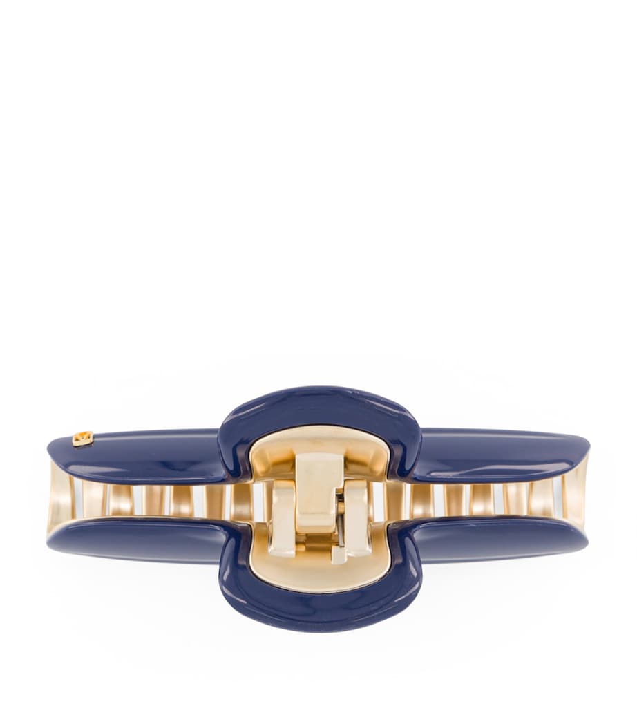 Gold-Plated Claw Hair Clip M5- MARINE/OR Image 3