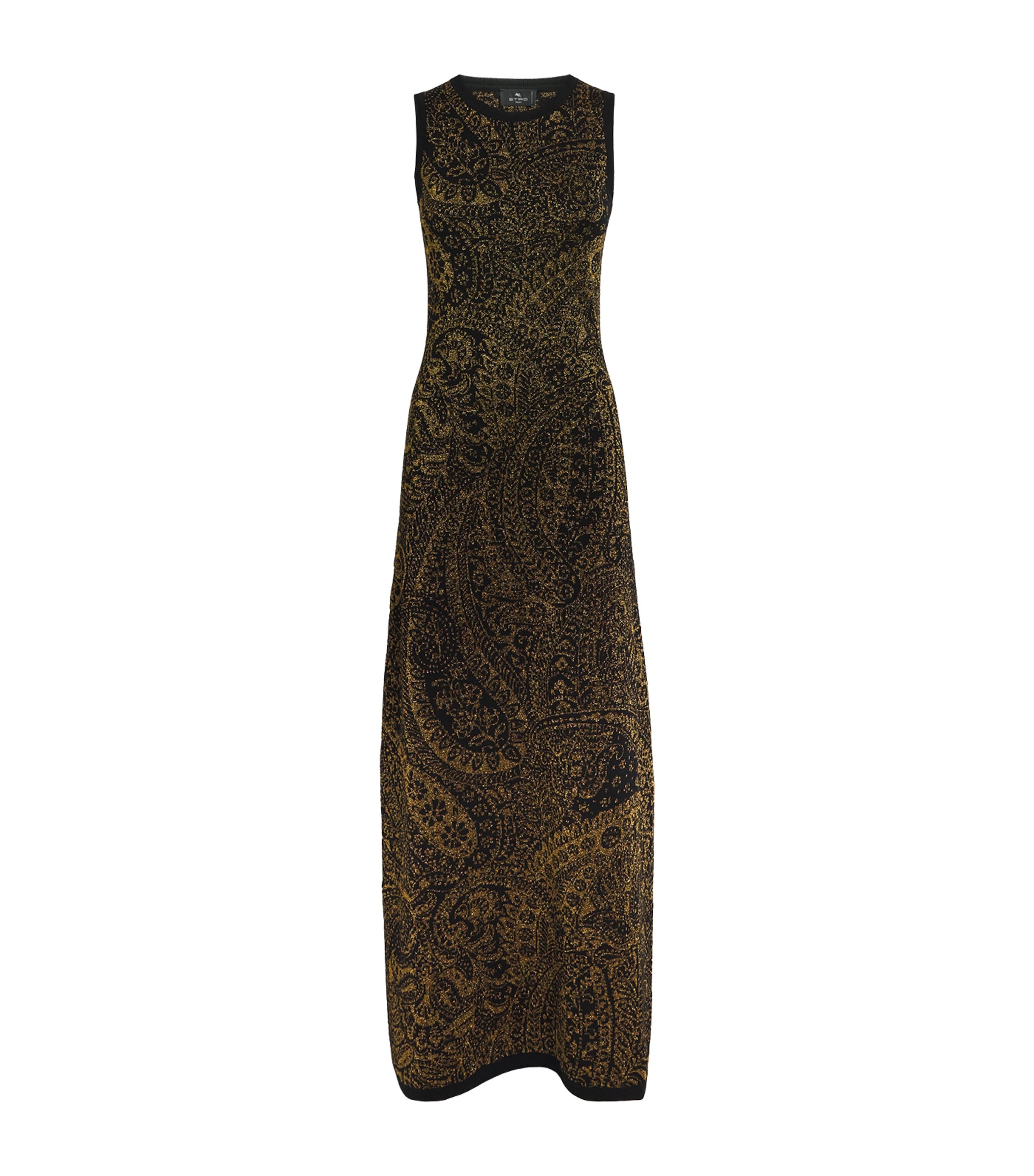 Wool-Blend Paisley Maxi Dress S9810 Image 1