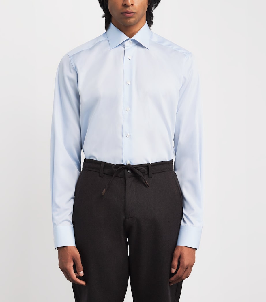 Organic Cotton Elevated Shirt 20 LIGHT BLUE Image 3