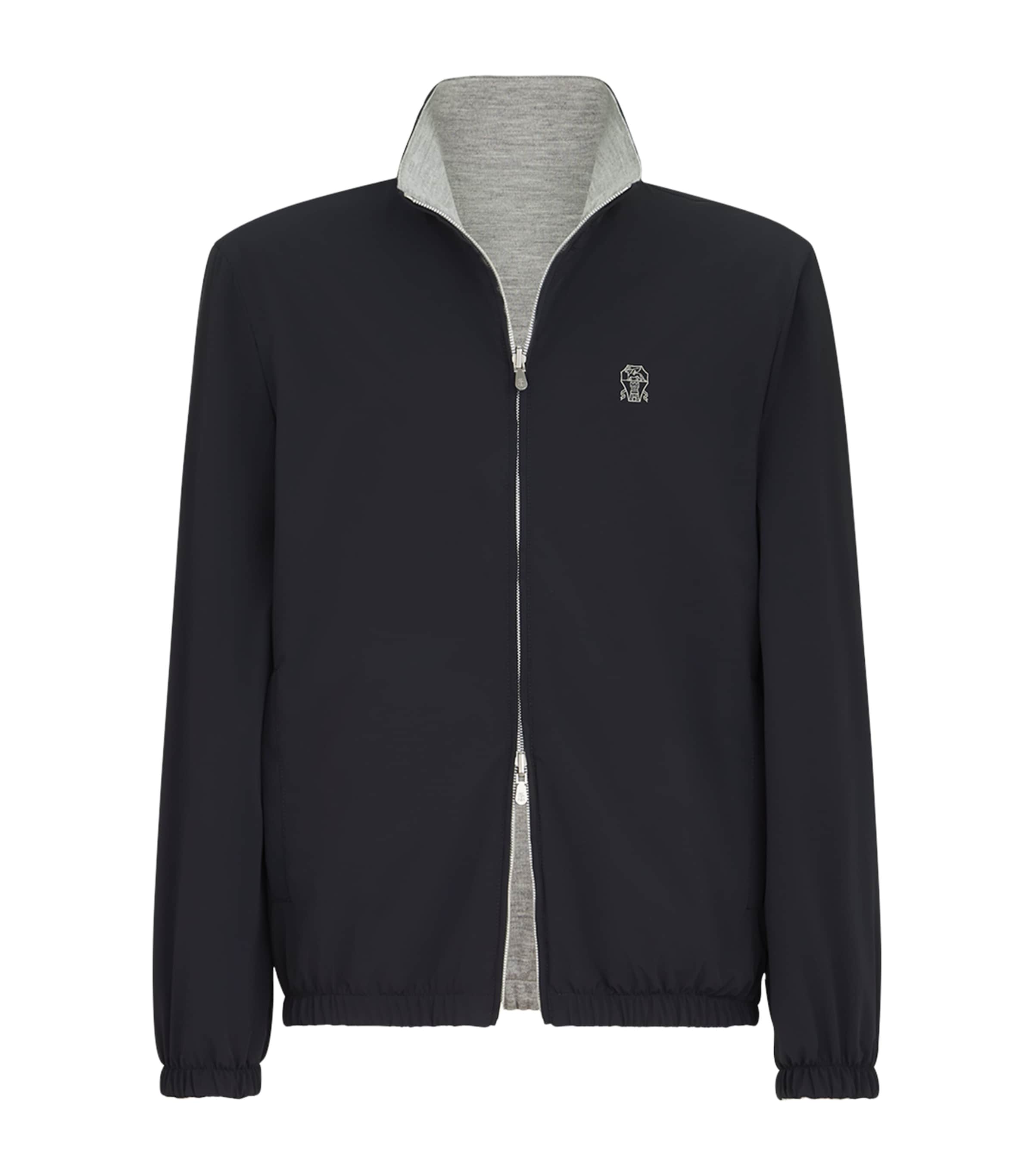 Brunello Cucinelli Mens Reversible Water-Resistant Jacket Image 1