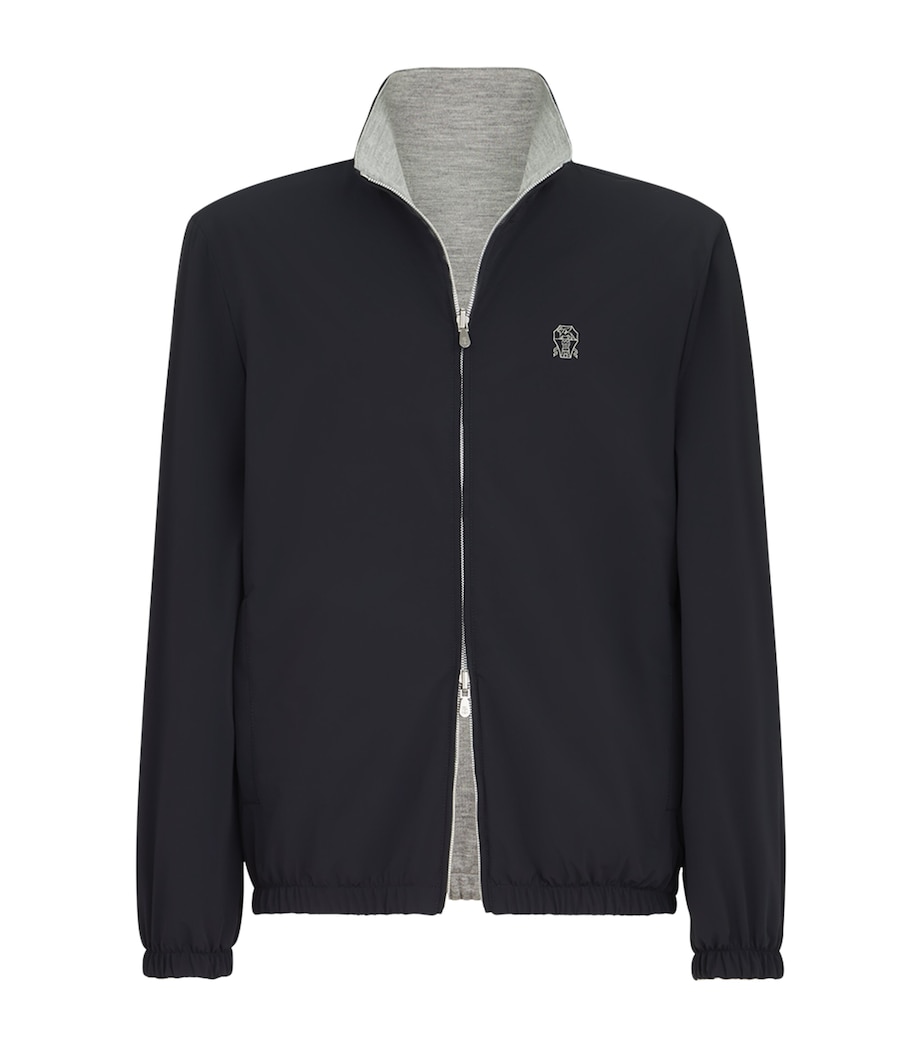 Brunello Cucinelli Mens Reversible Water-Resistant Jacket Image 1