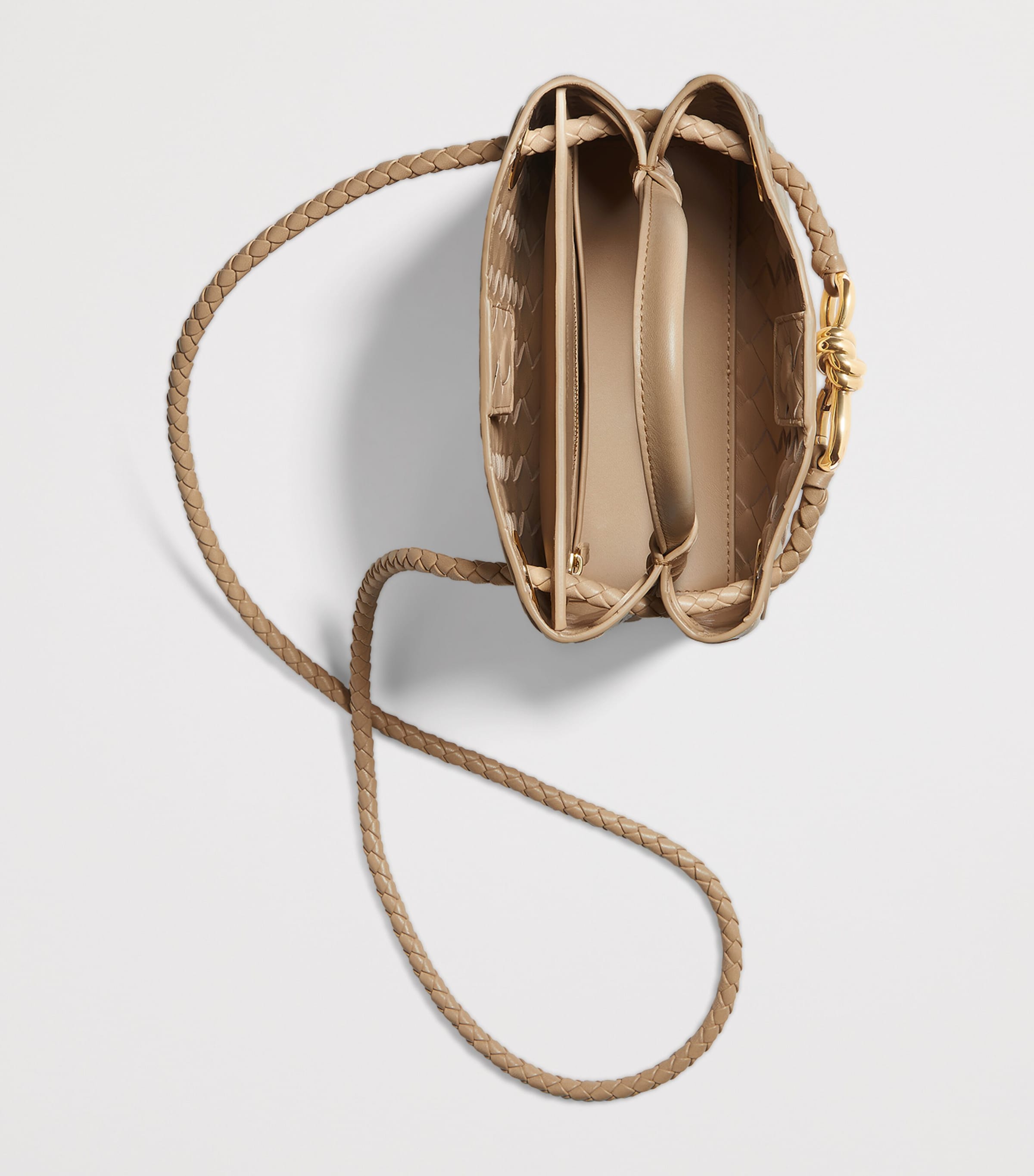 Bottega Veneta Mini Leather Andiamo Top-Handle Bag Image 4