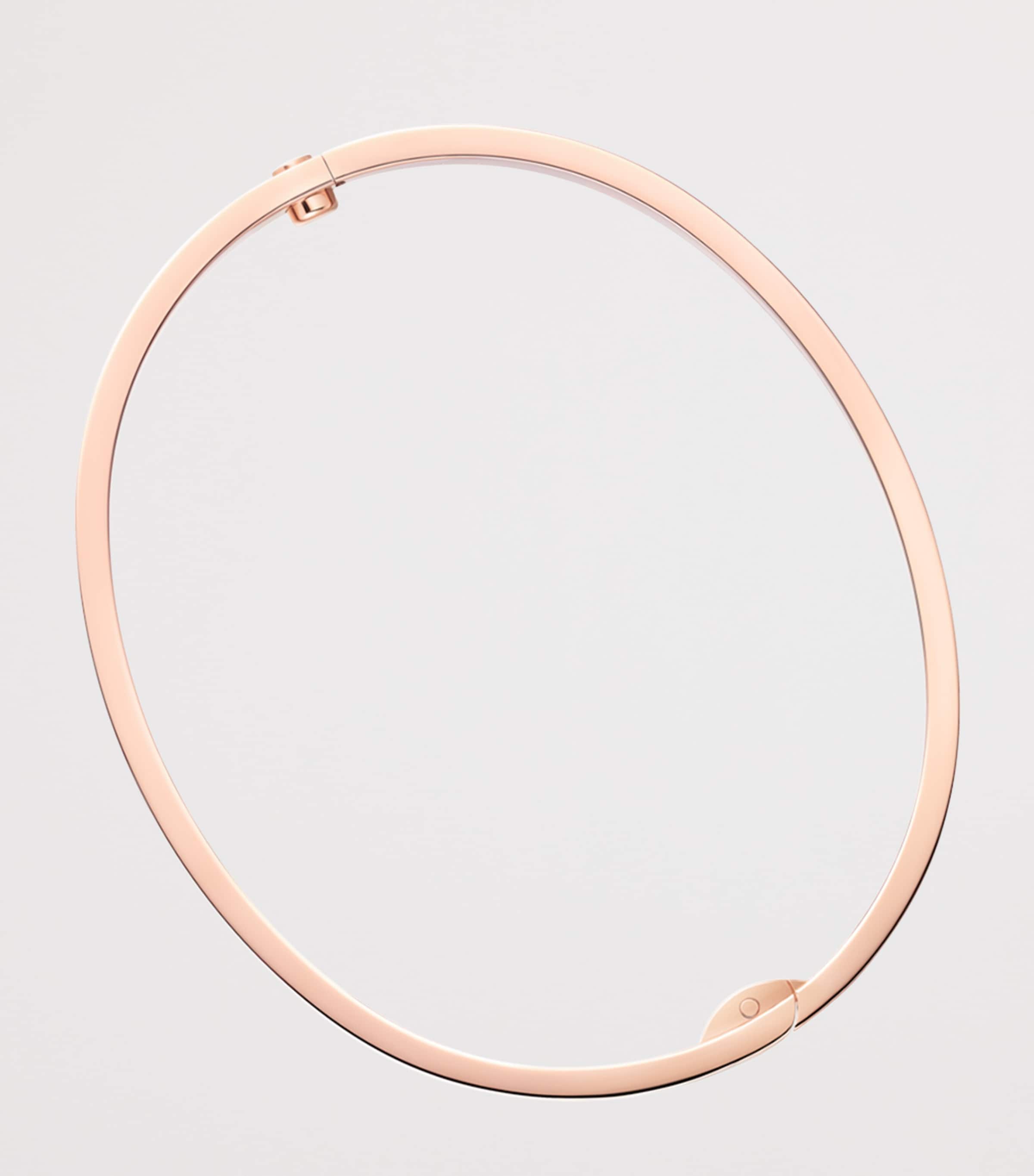 LOVE Rose Gold and Diamond Bracelet ROSE GOLD Image 3