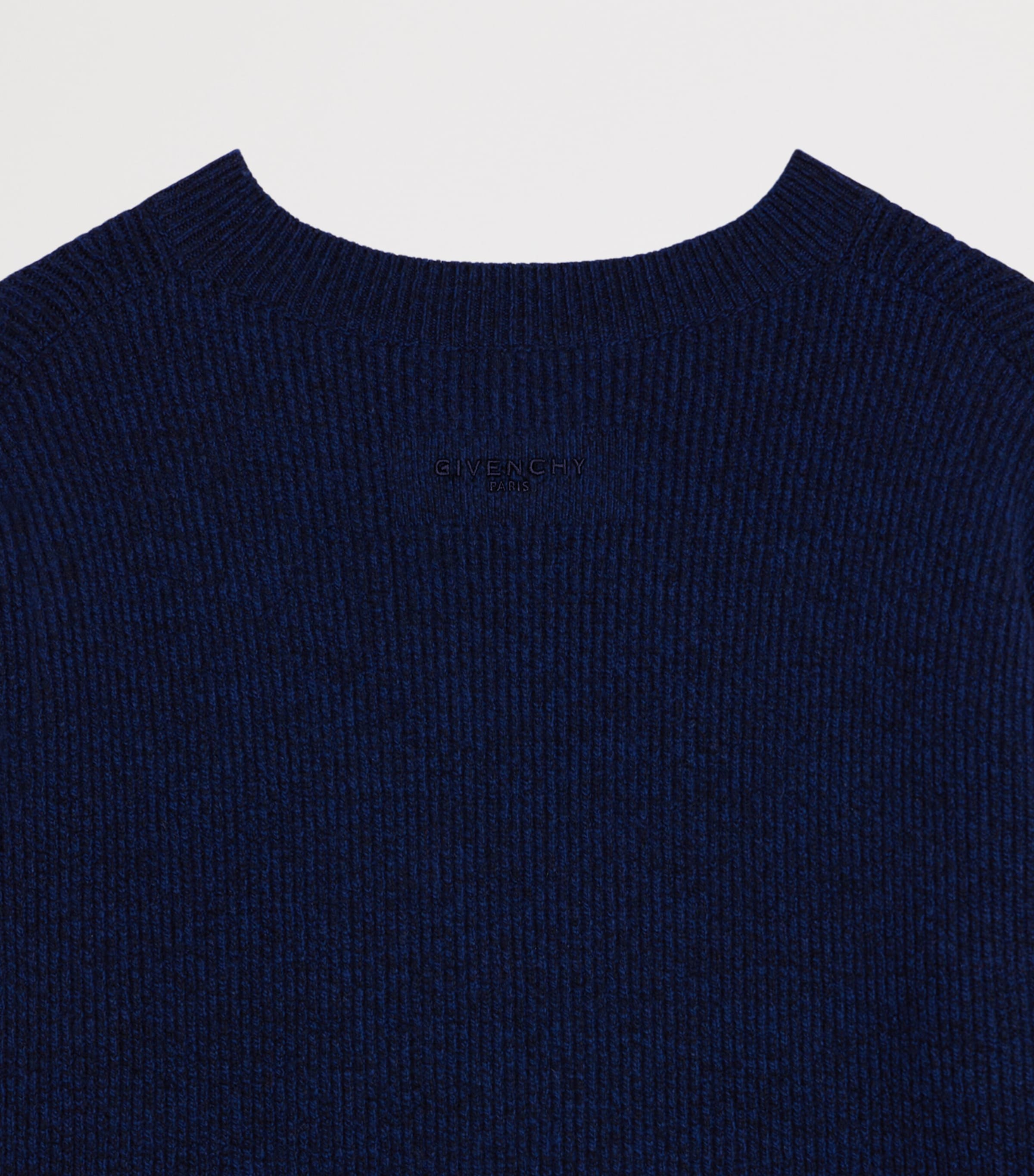 Givenchy Womens Wool-Blend Asymmetric Sweater Image 6