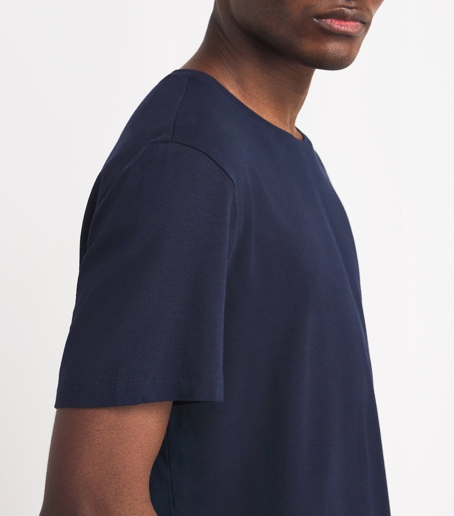 Crew-Neck T-Shirt DEEP ANCHOR NAVY Image 6