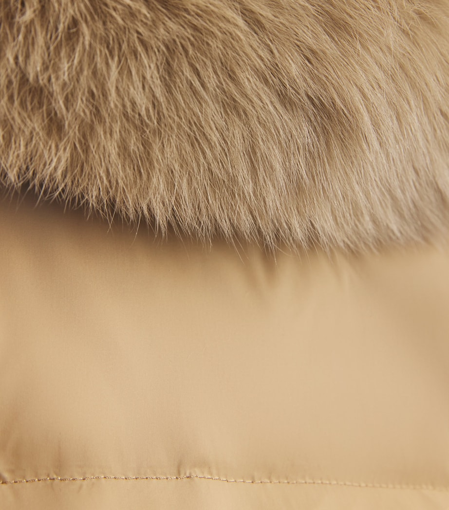 Fur-Trim Down Puffer Coat (10 Years) A2099LIEGEOIS Image 3
