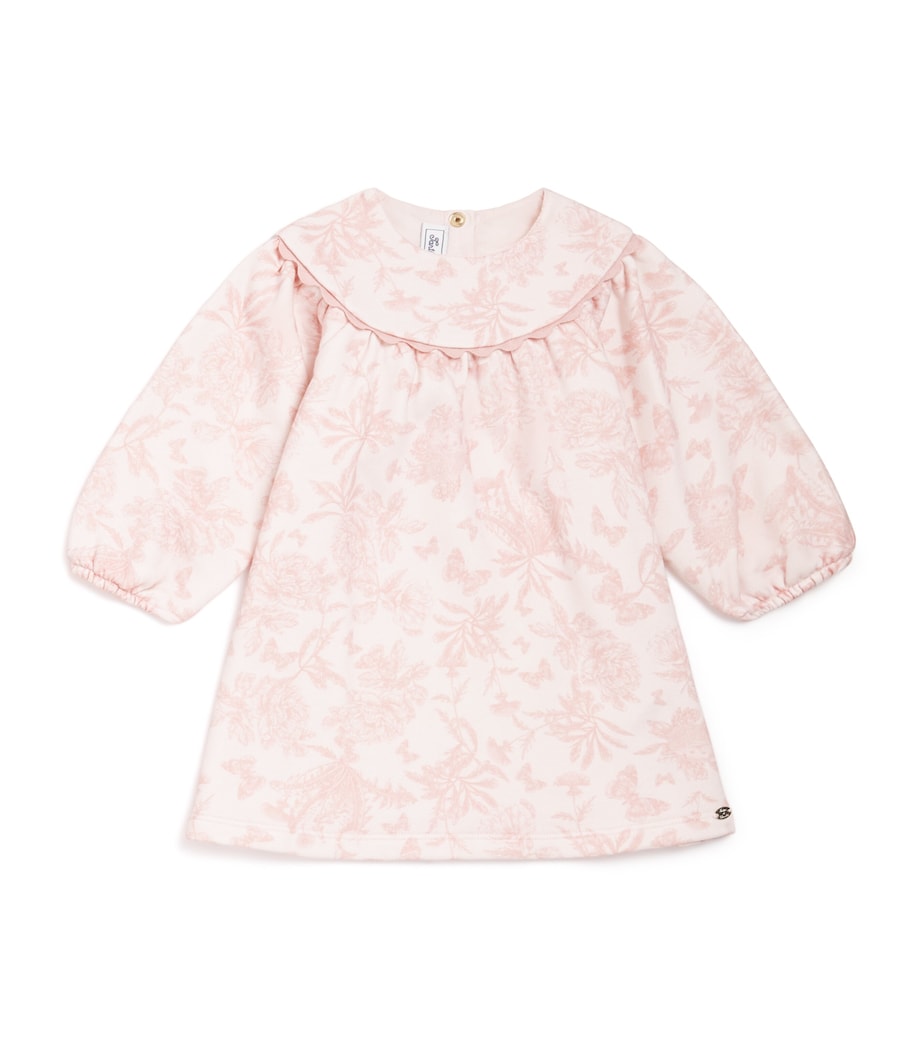 Cotton Toile de Jouy Dress (3 Months-4 Years) 31ROSE PÂLE Image 1